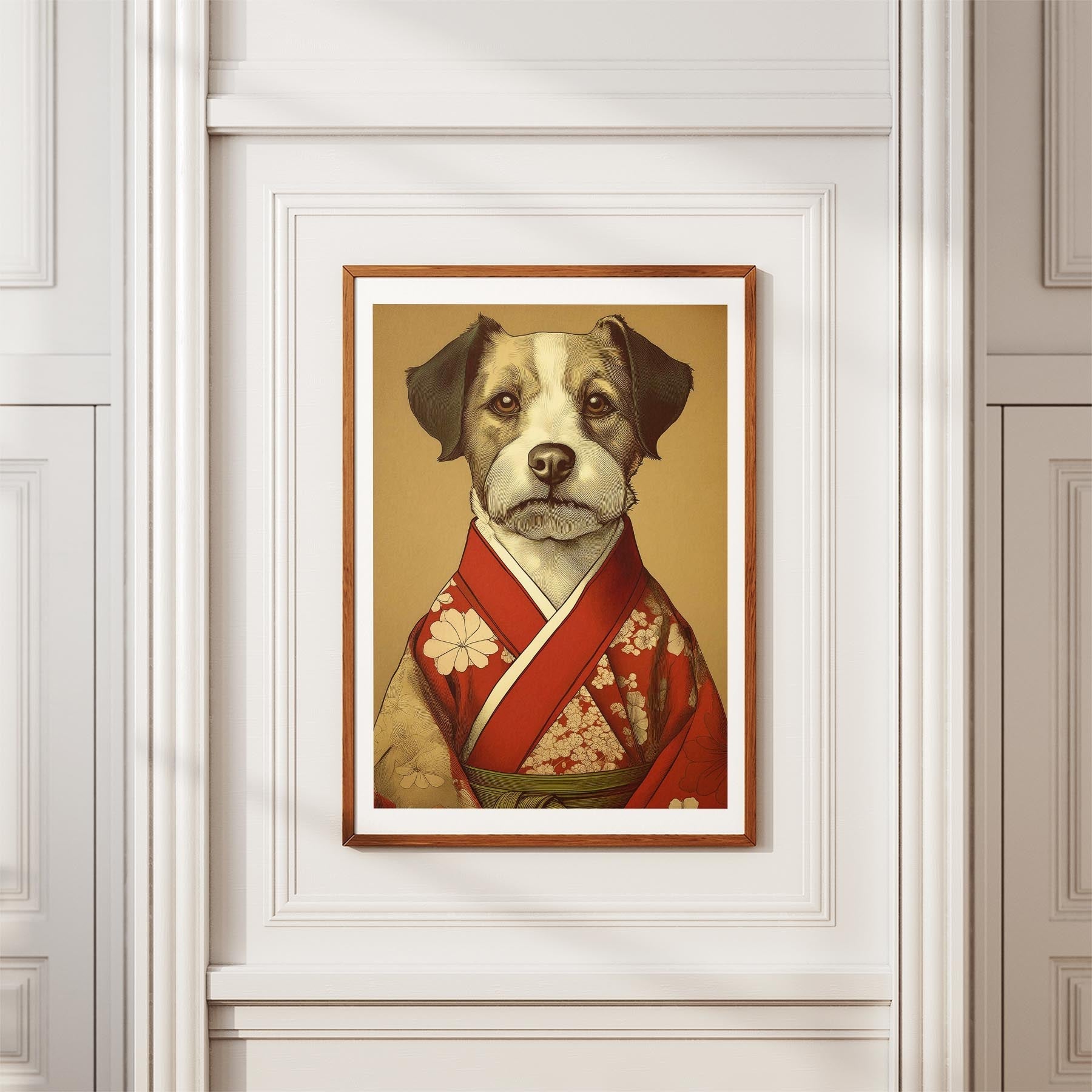 Border Terrier Japanse Kimono Dog Series image 3