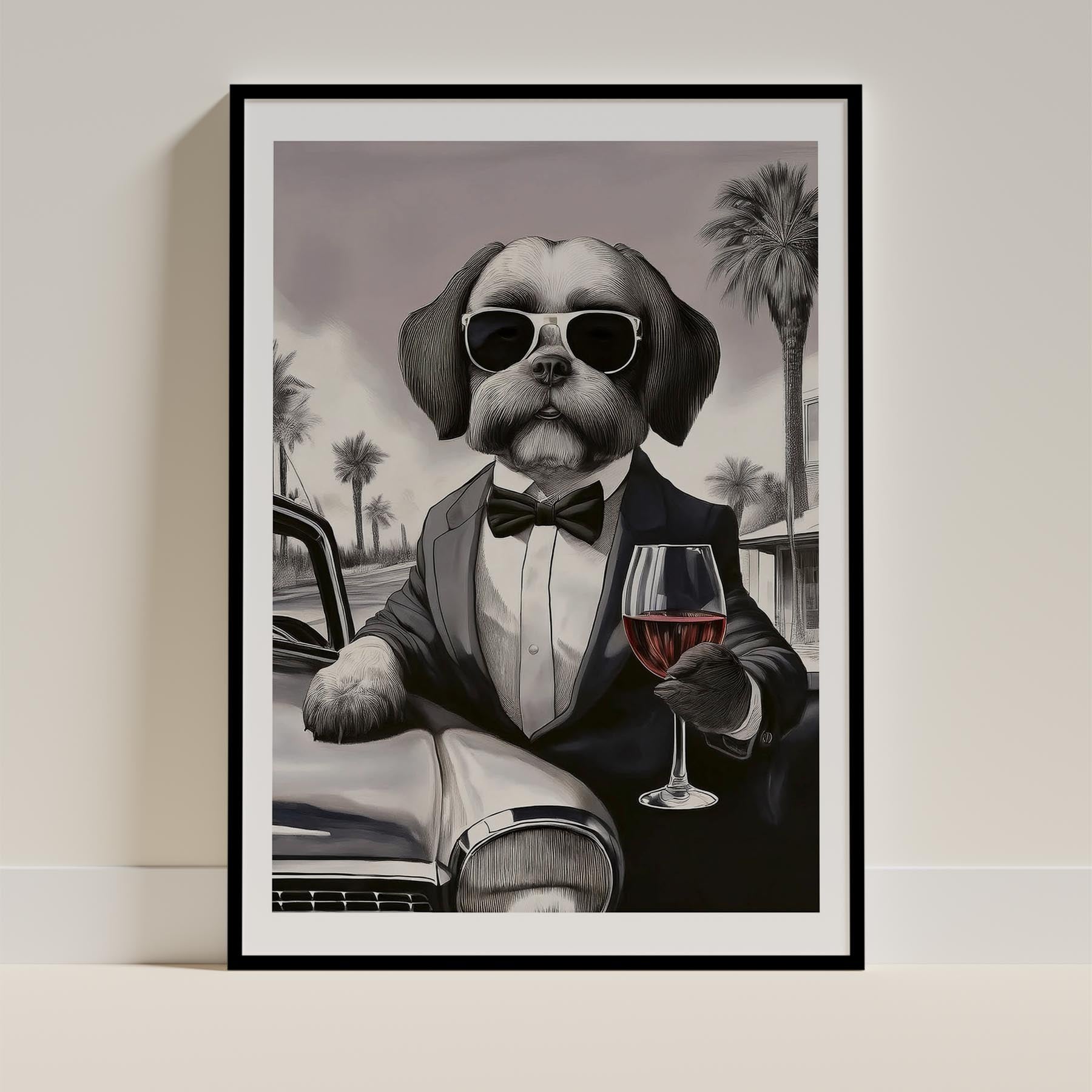 Shih Tzu Dog Art Print Unframed Vol 1 | 11 Unique Designs | Wall Art Gift for Dog Lovers - Image 7 | Dogsy & Co