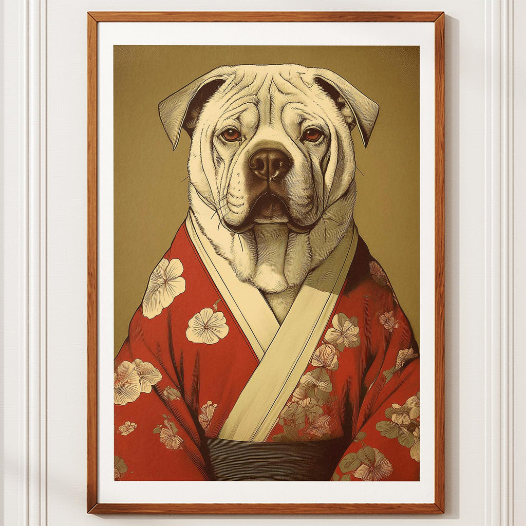 Shar Pei Japanse Kimono Dog Series image 10
