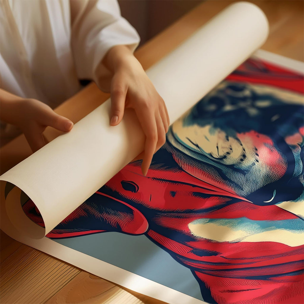 Dogue de Bordeaux LOVE Series Inspired by the Obama Poster image 1