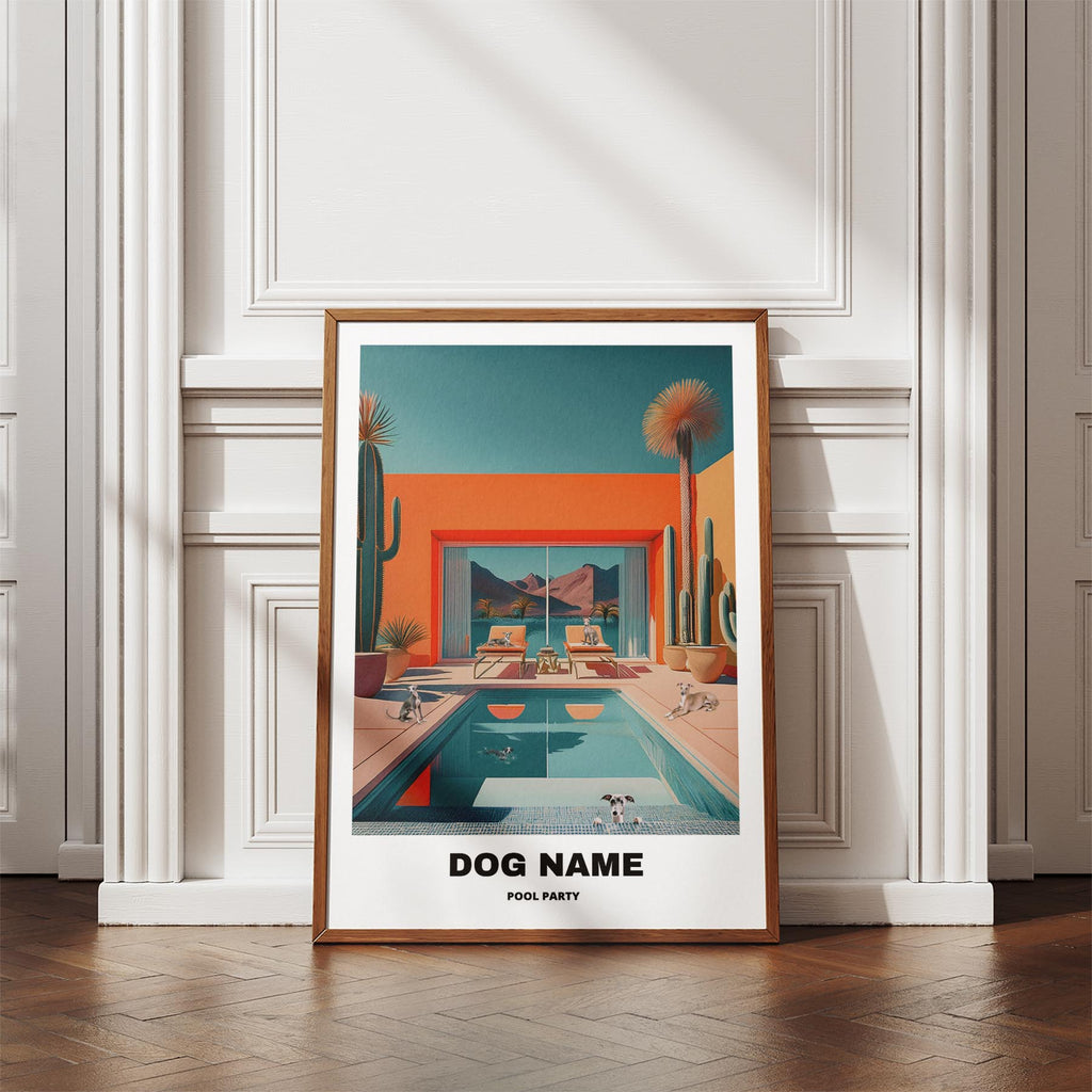 Italian Greyhound Custom Pool Party WITH TEXT image 4