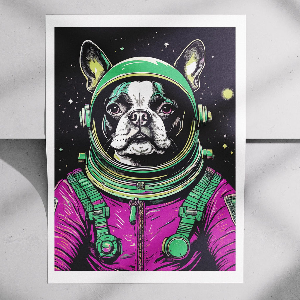 Boston Terrier Space Dogs Series image 7