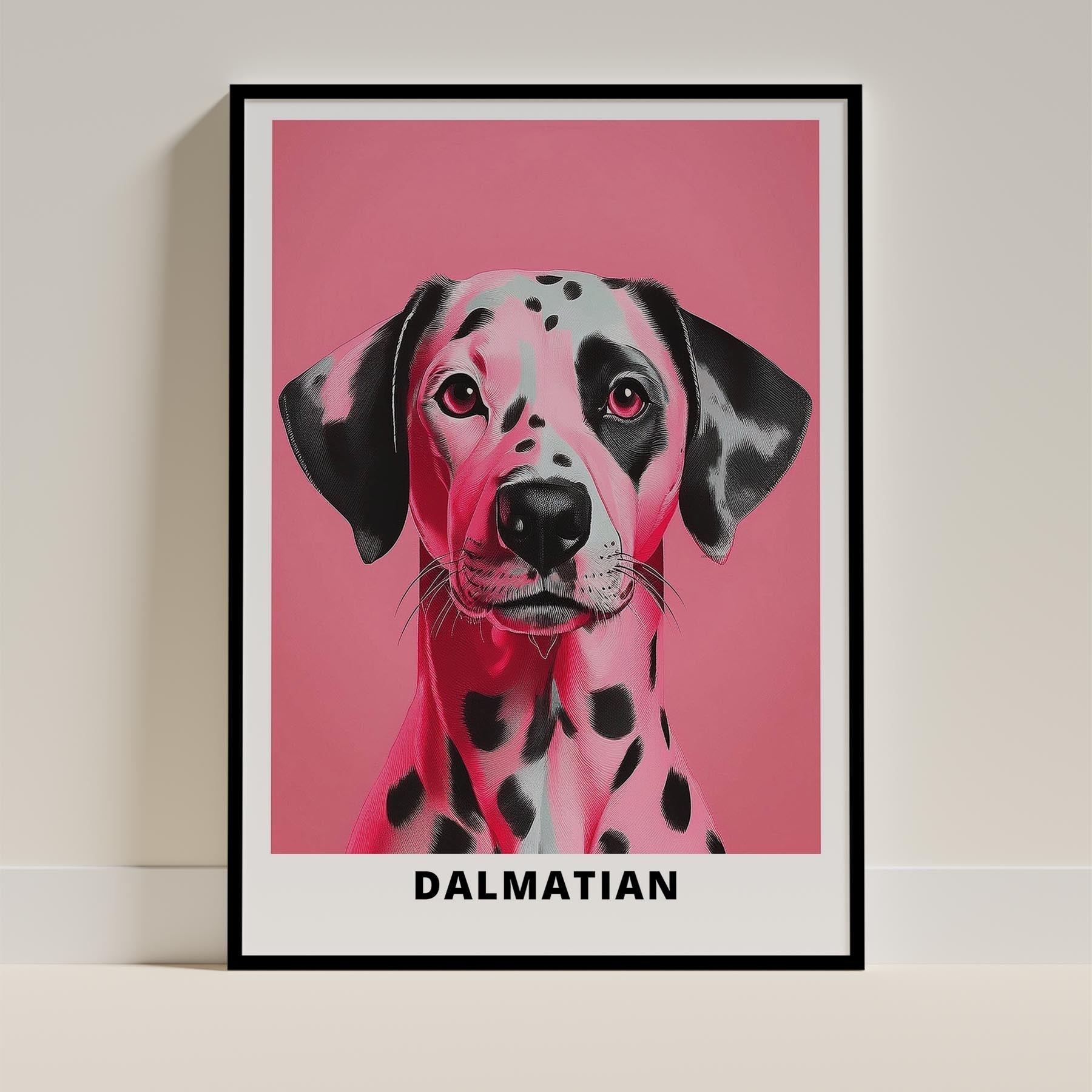 Dalmatian Pink and Black Dog Series 1 image 0