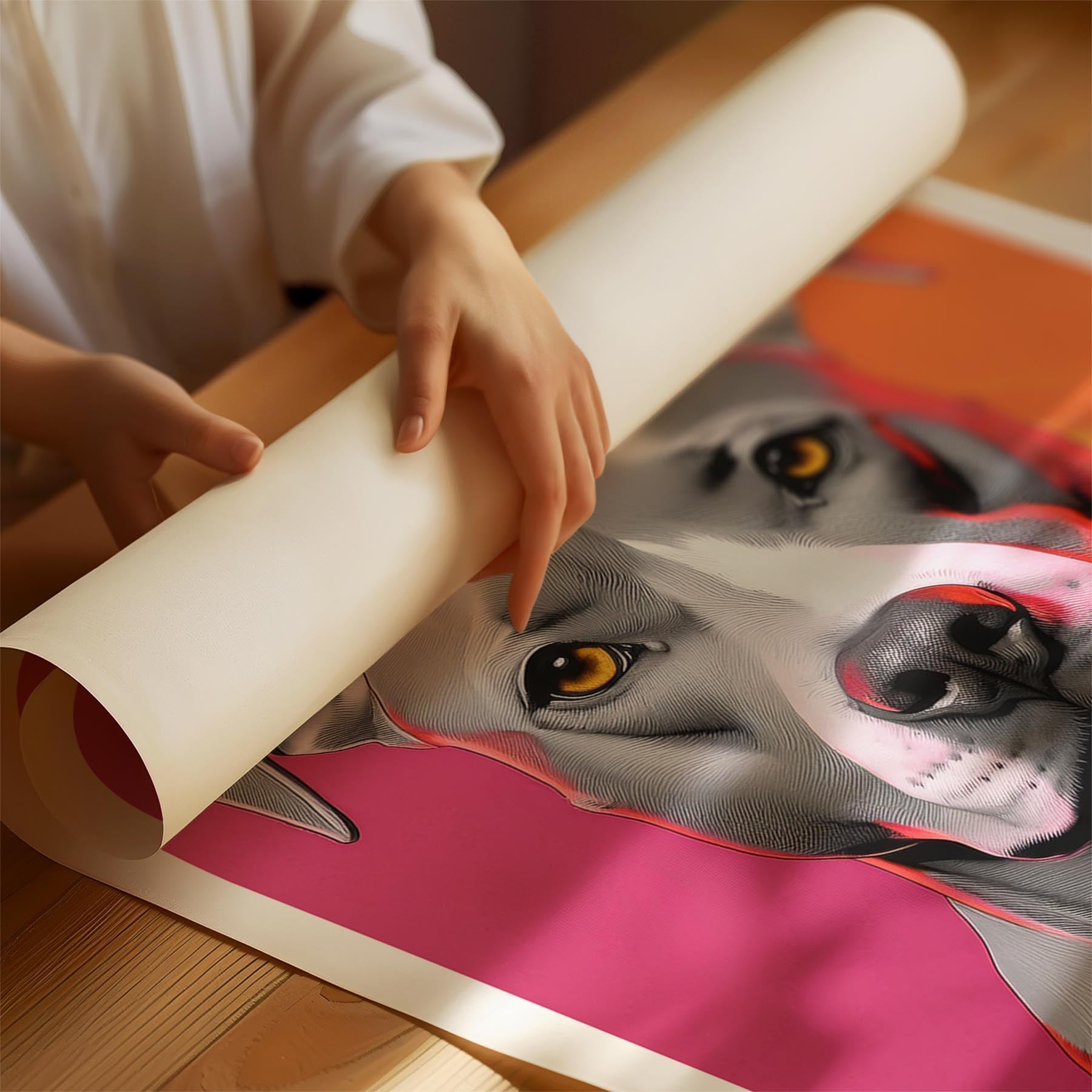 American Pitbull Terrier Modern Pop Dog Series image 1