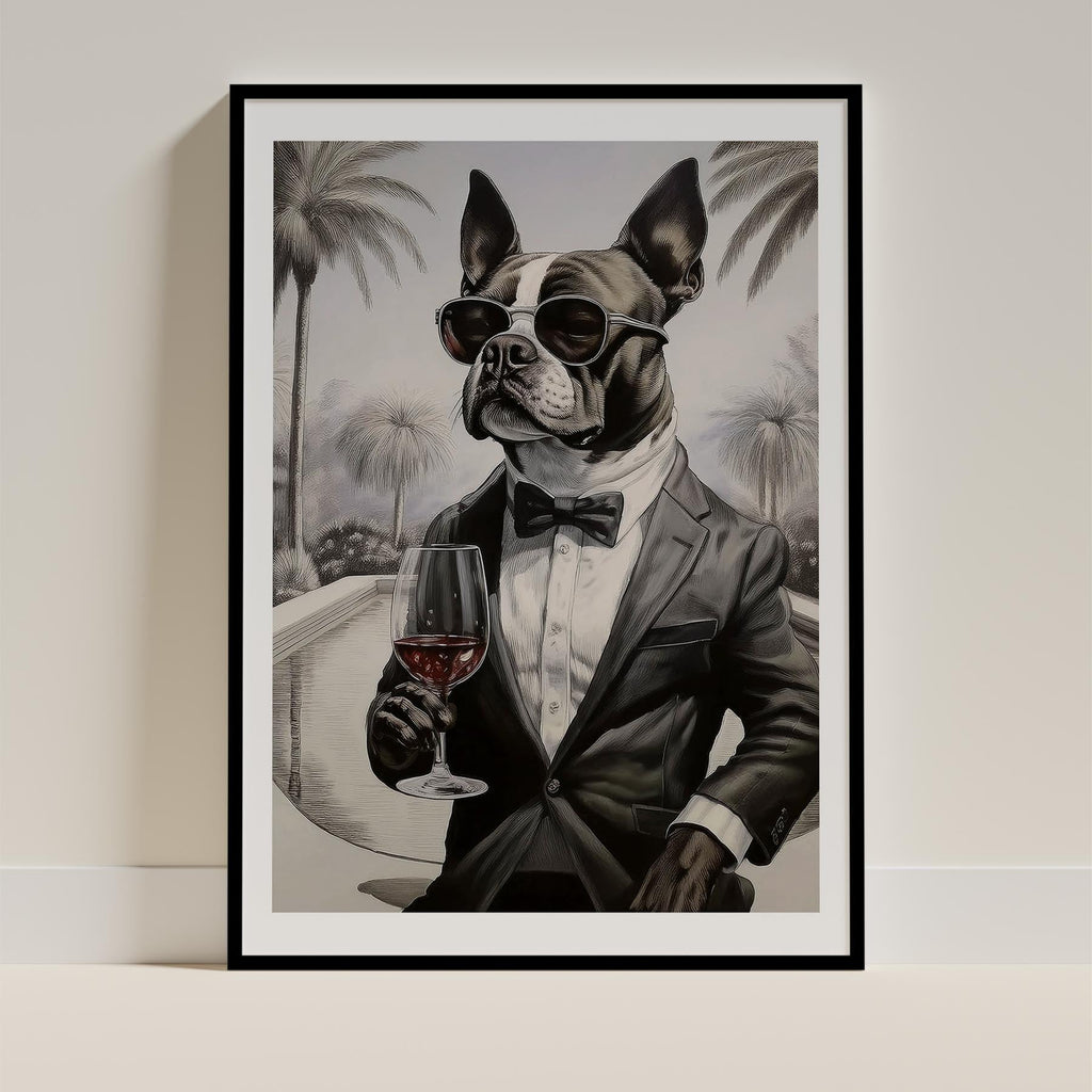 Boston Terrier The Distinguished Gentleman Dog Series image 0