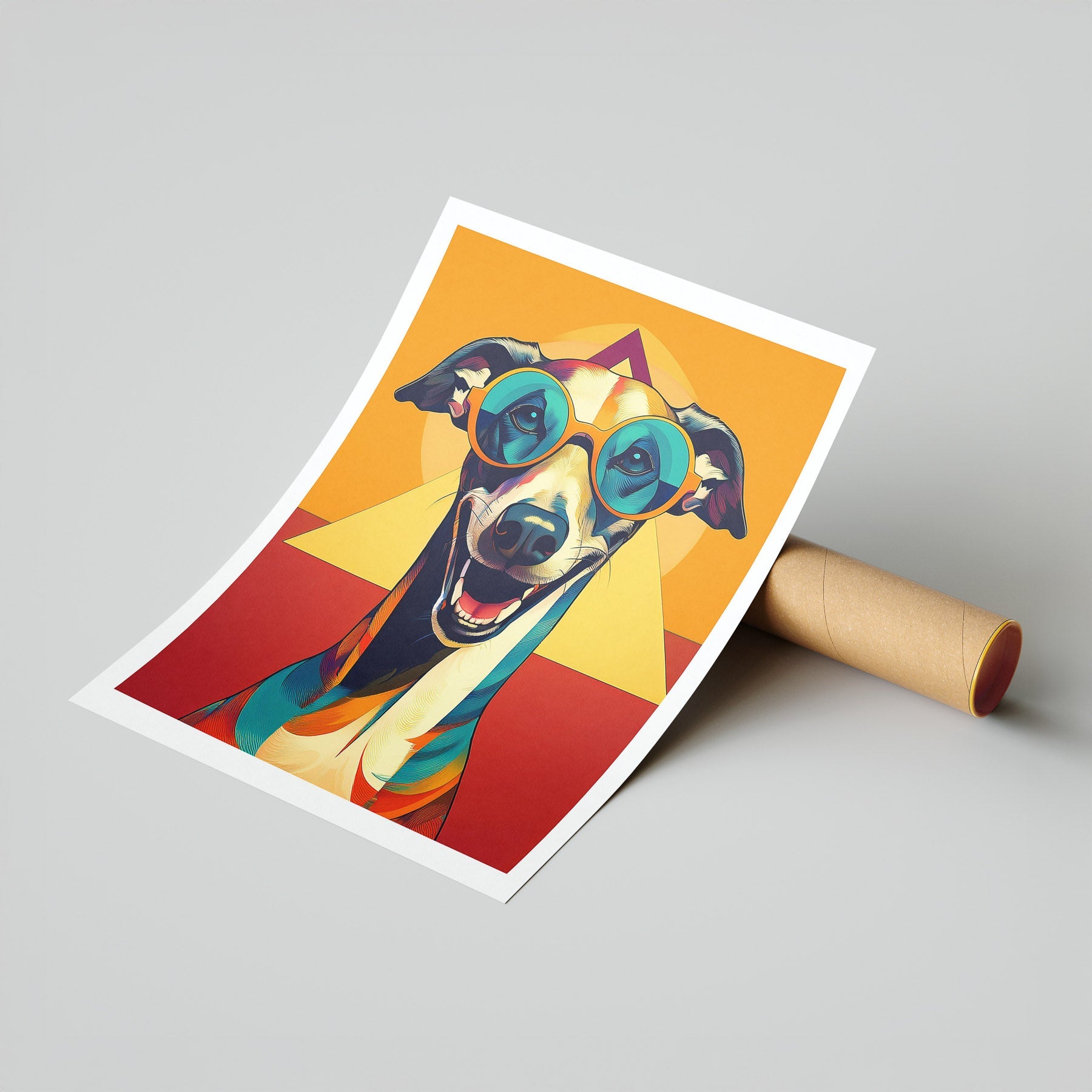 Greyhound In Colourful Sunnies 1 image 7