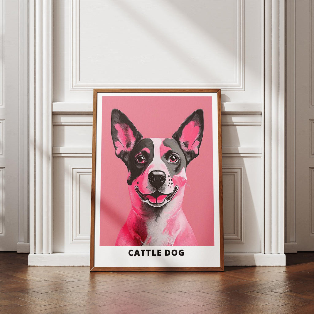 Cattle Dog Pink and Black Dog Series 1 image 4