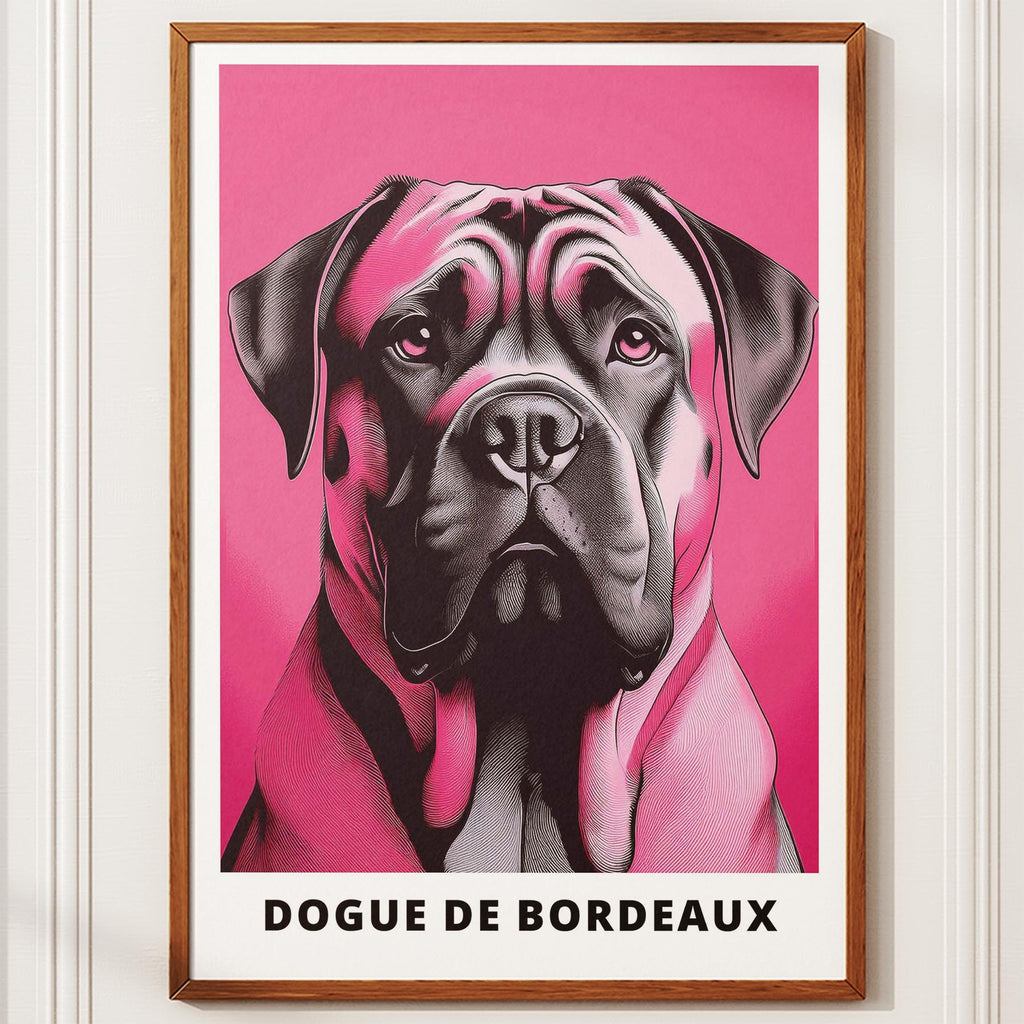 Dogue de Bordeaux Pink and Black Dog Series 1 image 10