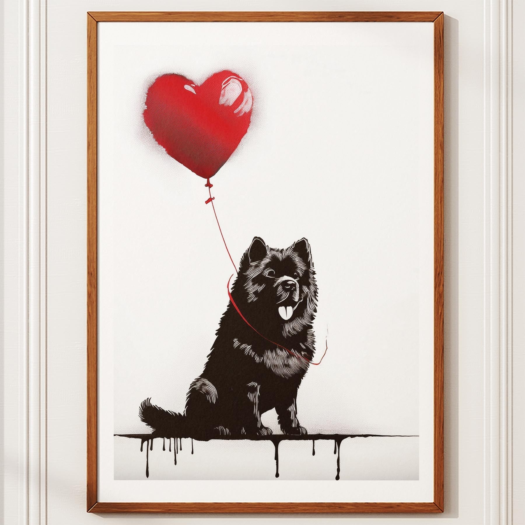 Chow Chow DOGSY Series inspired by the Art of Banksy image 10