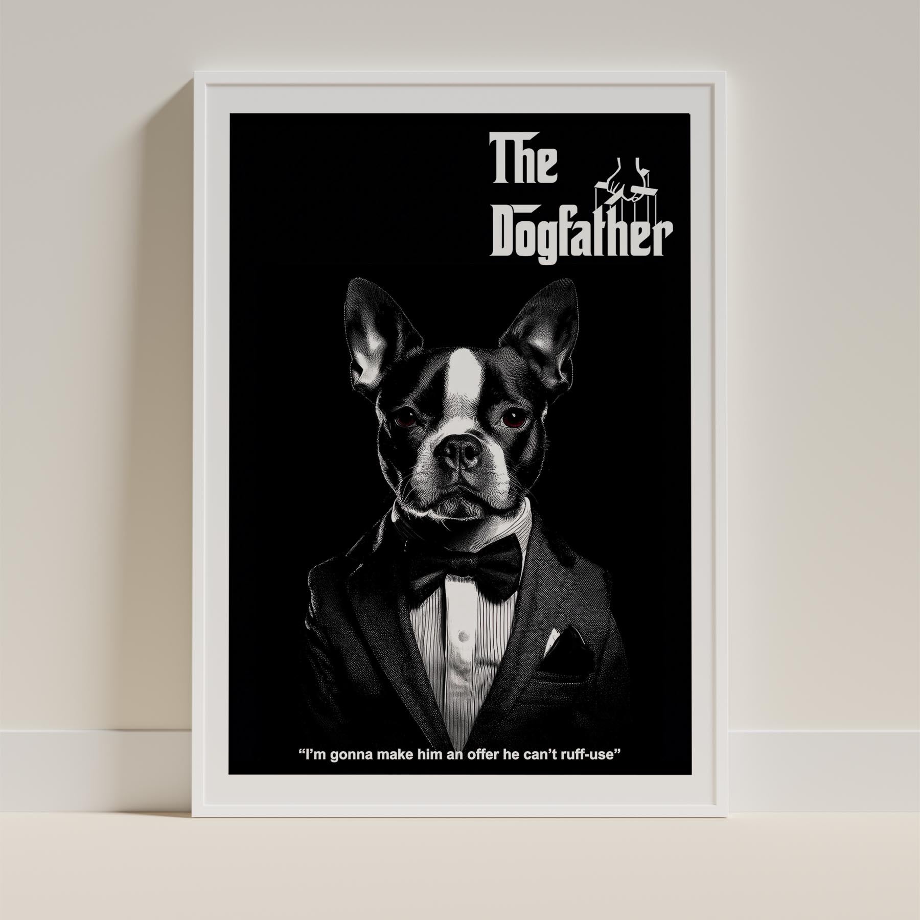 Boston Terrier Mafia Dog Series image 9