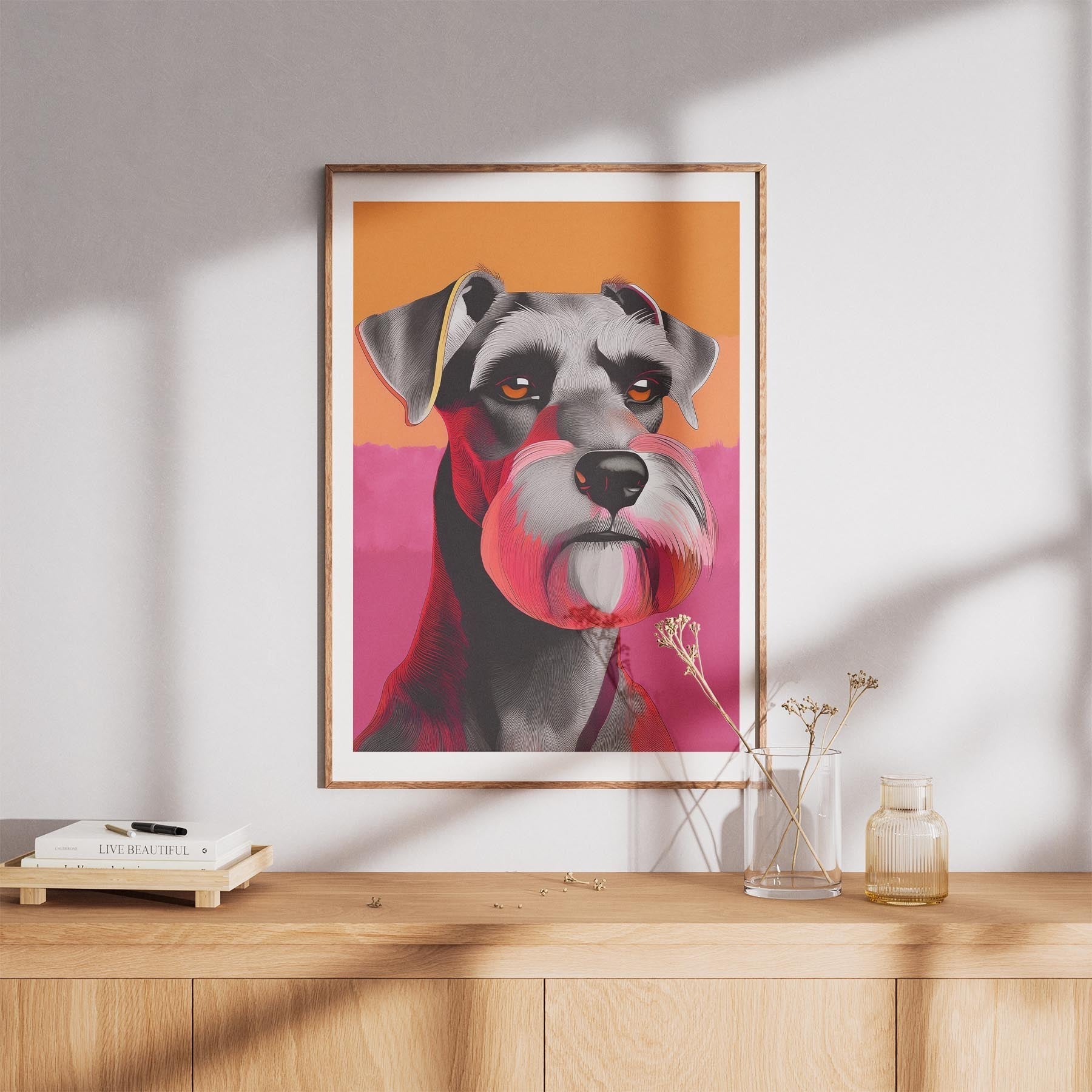 Schnauzer Modern Pop Dog Series image 8