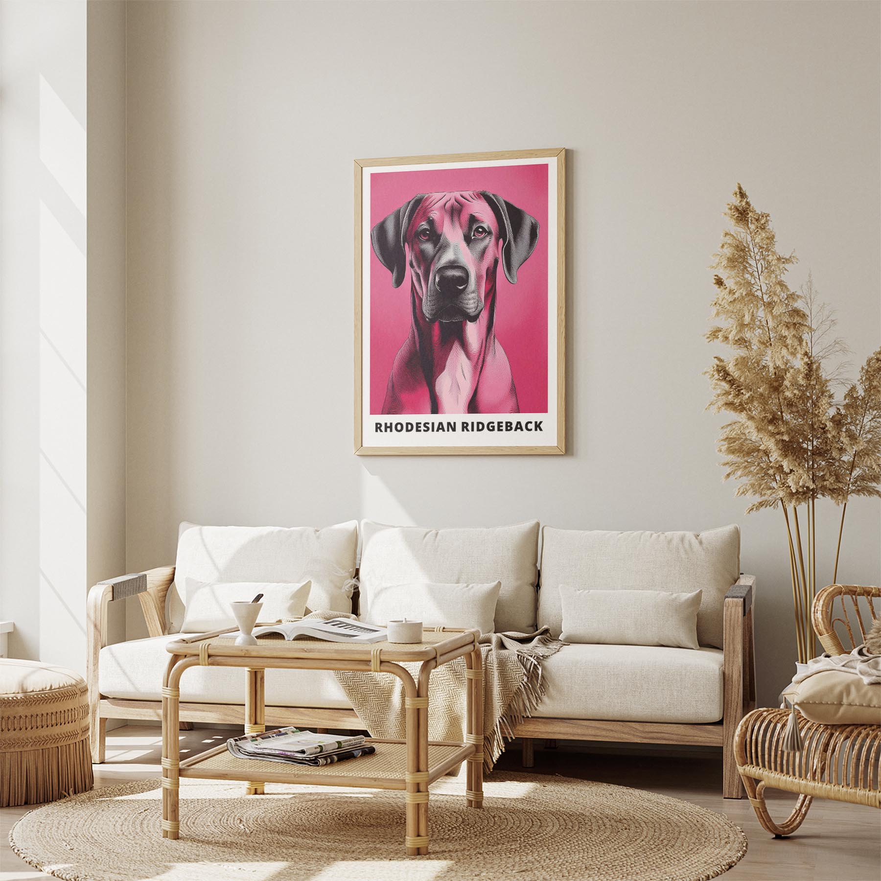 Rhoedesian Ridgeback Pink and Black Dog Series 1 image 2