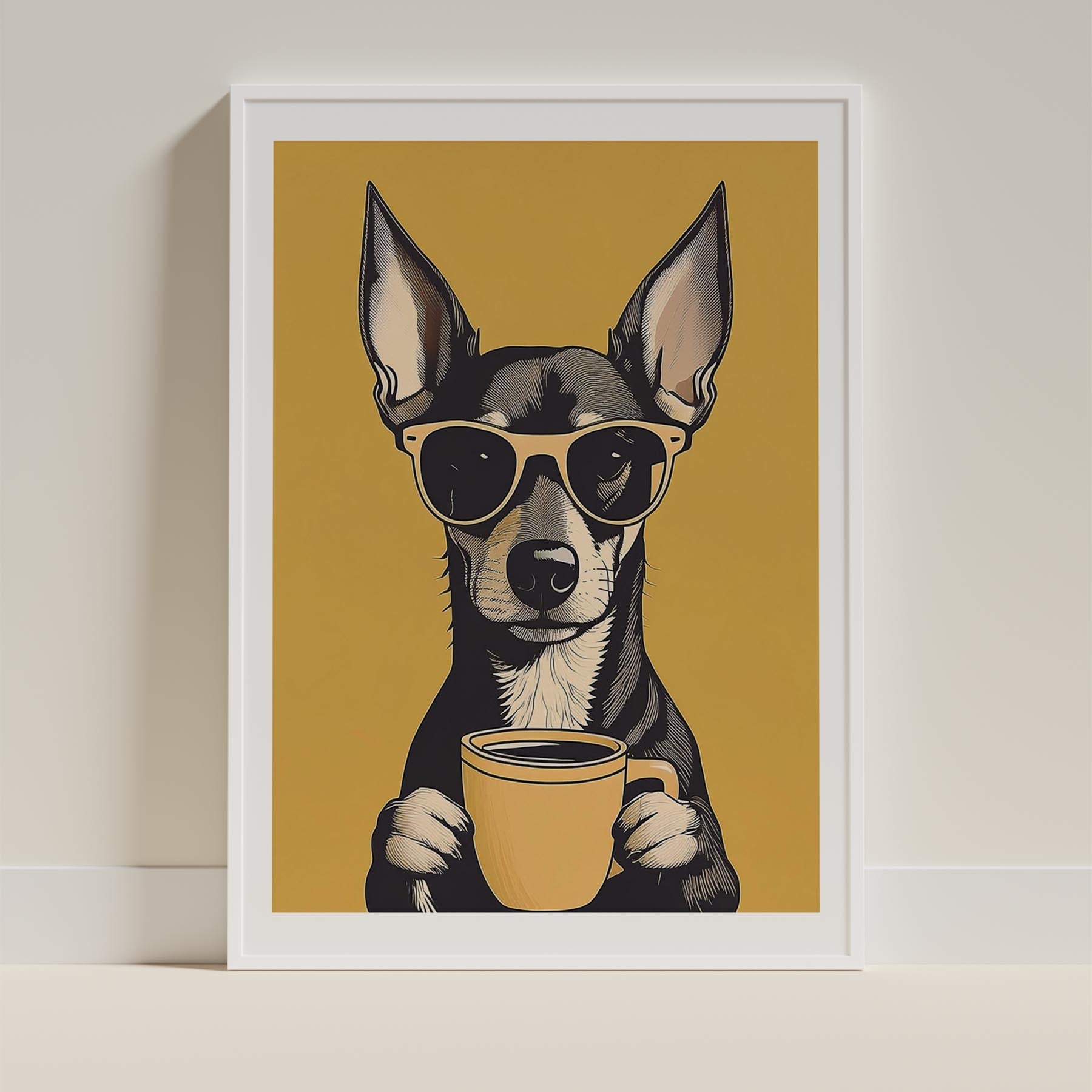 Dashund Chillin Coffee Dog image 11