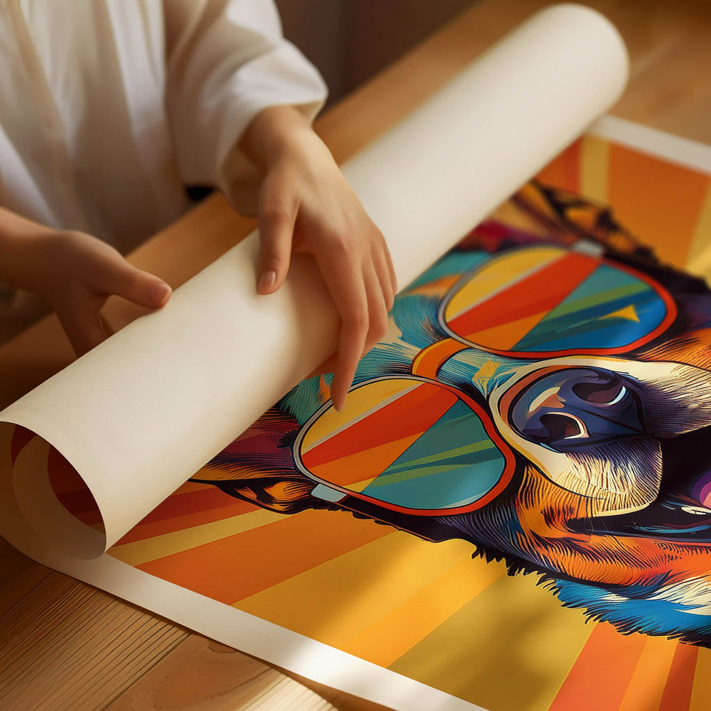 Cattle Dog In Colourful Sunnies 1 image 3