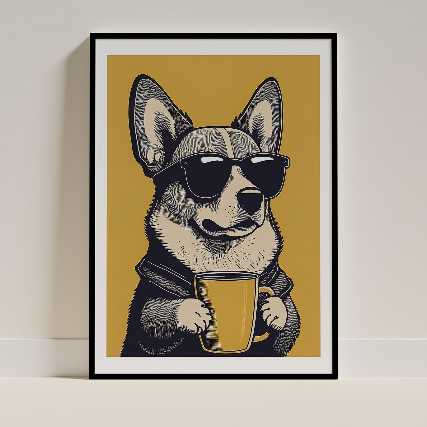 Corgi Dog Art Print Unframed Vol 2 | 6 Unique Designs | Wall Art Gift for Dog Lovers - Image 4 | Dogsy & Co
