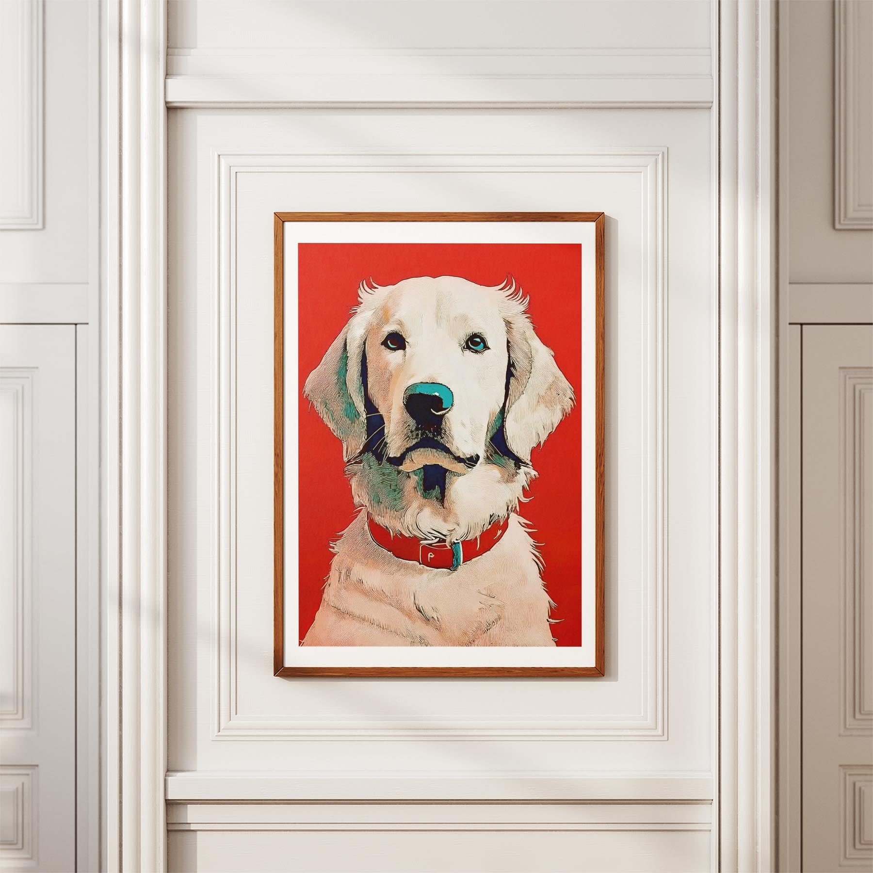 Curly Coated Retriever Red Dog Series image 3