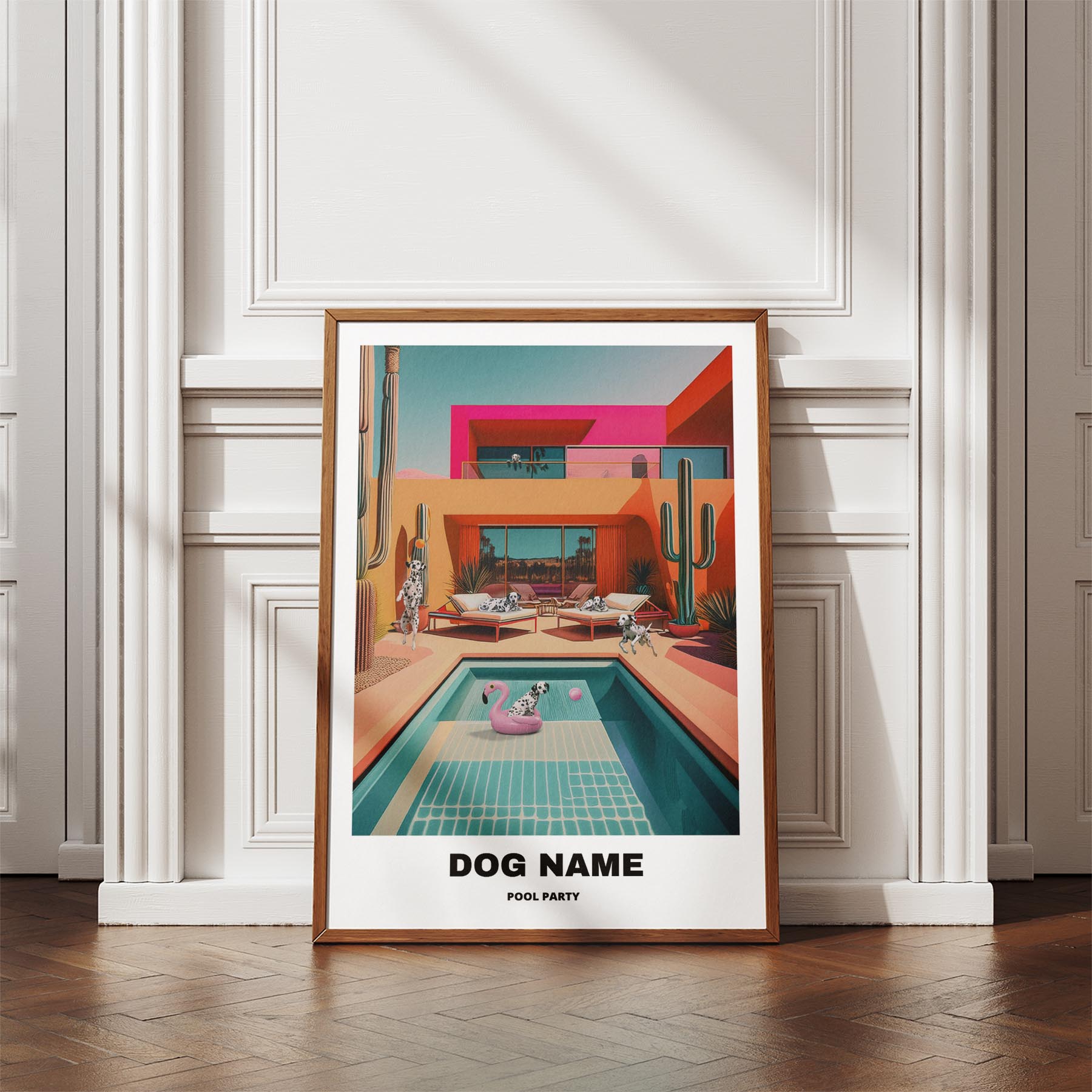 Dalmatian Custom Pool Party WITH TEXT image 4