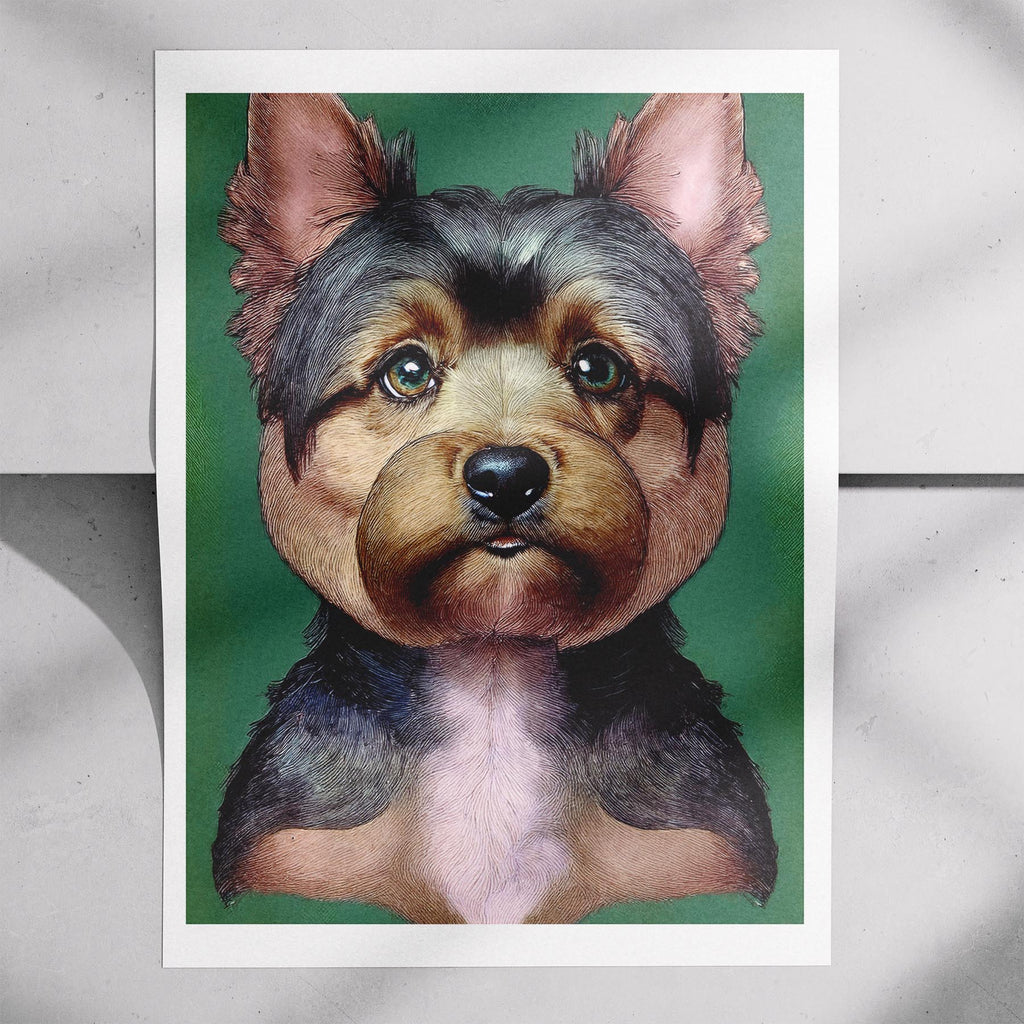 Yorkshire Terrier Green Painted Series image 7