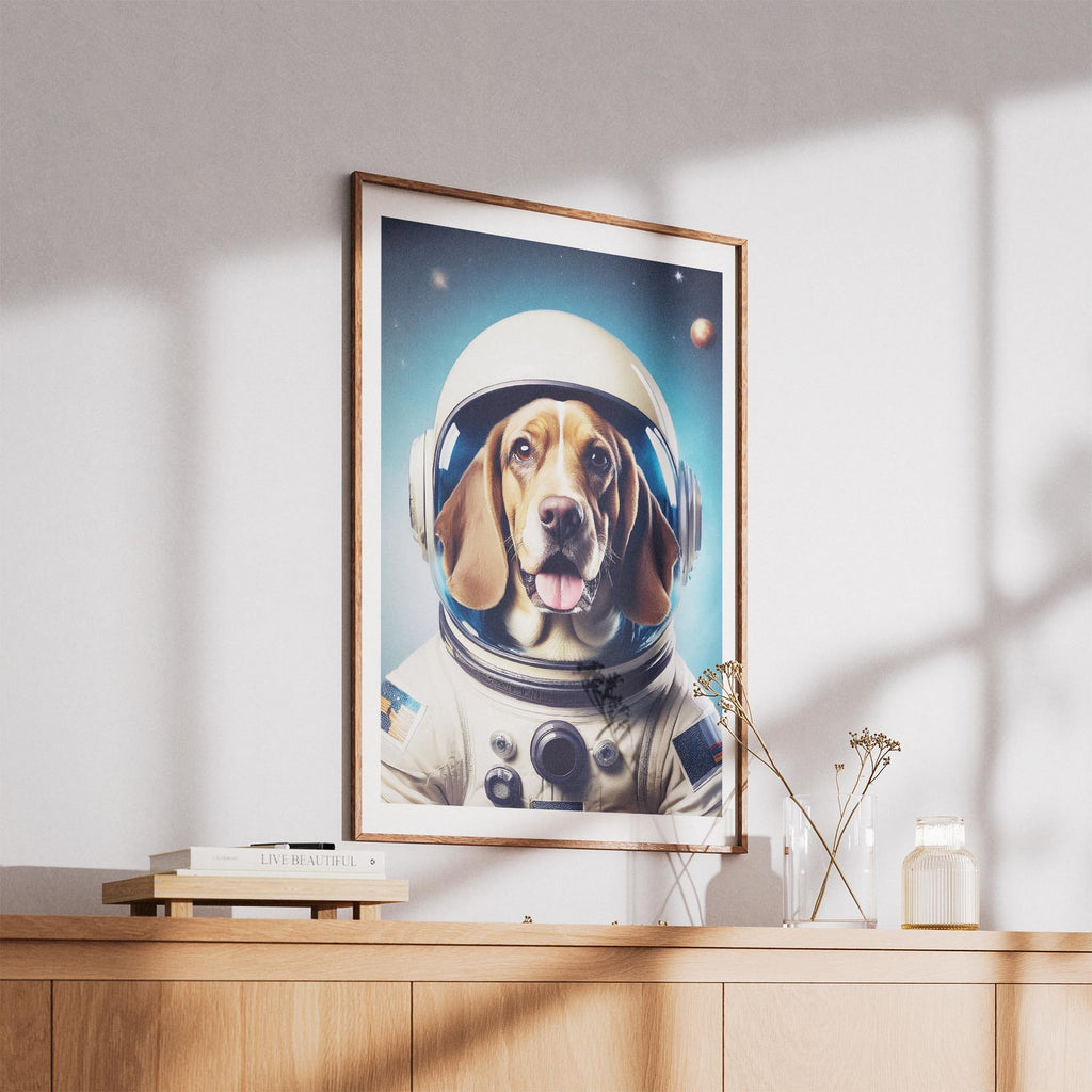 Basset Hound Astronaut Dog Series image 5