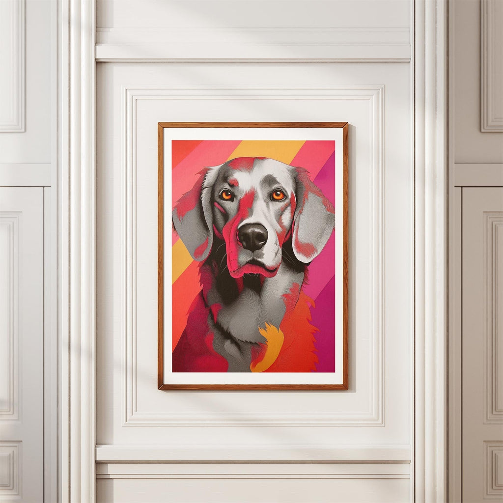 Curly Coated Retriever Modern Pop Dog Series image 3