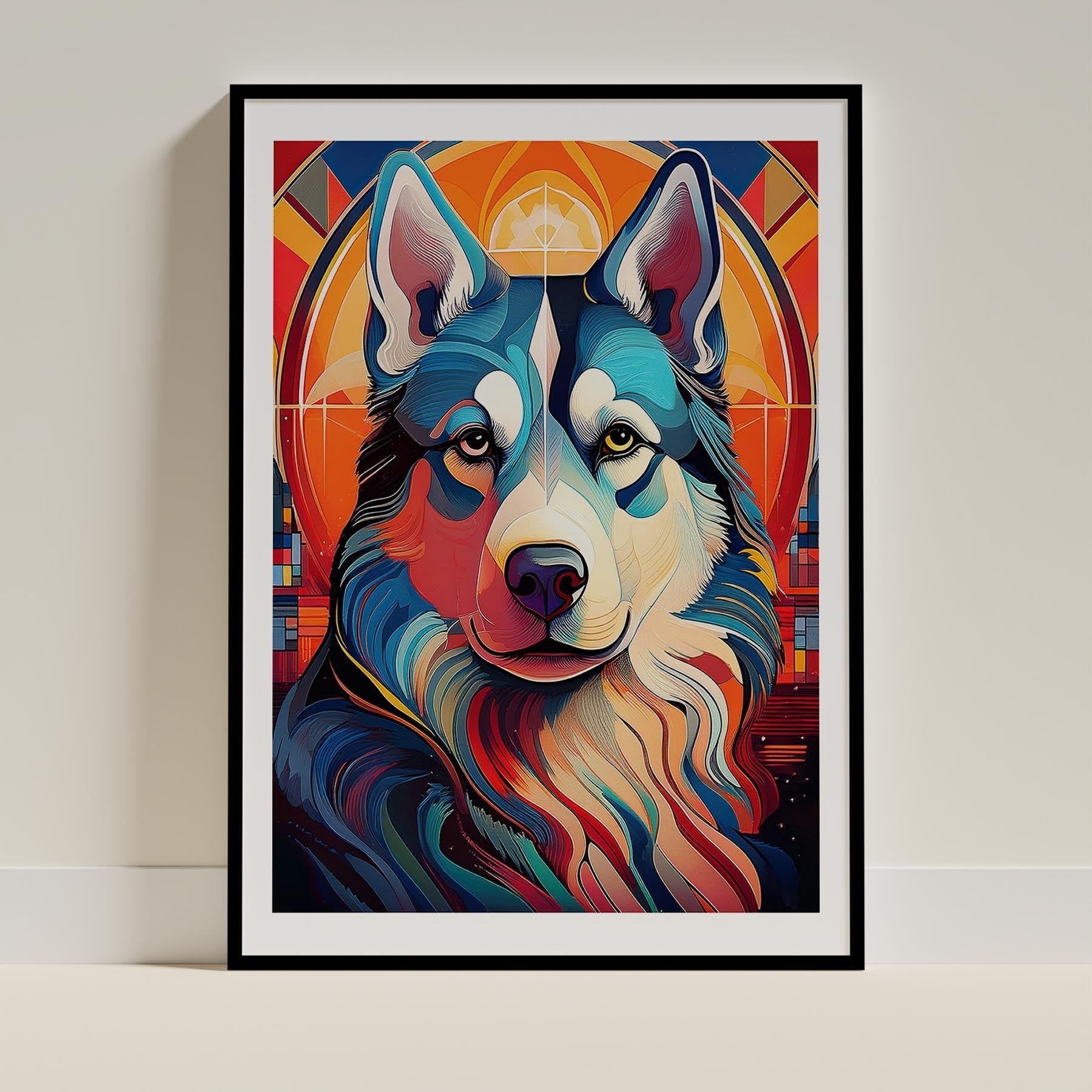 Siberian Husky Colour Graphics image 0