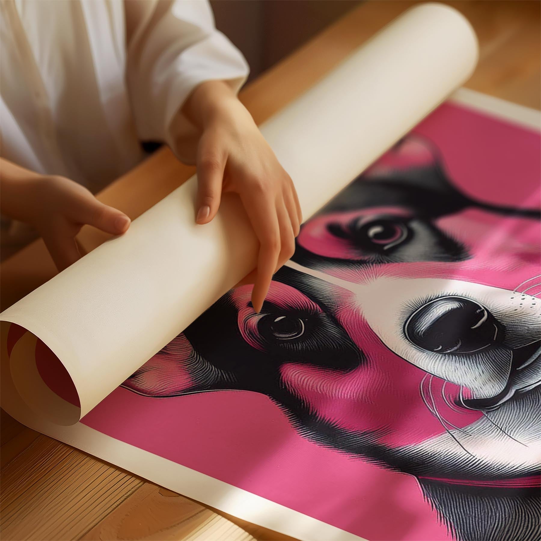 Corgi Pink and Black Dog Series 1 image 1