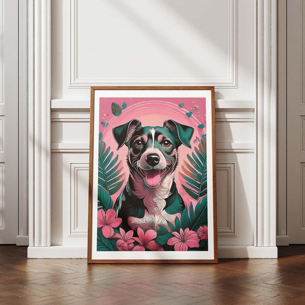 Jack Russell Flowery Dog image 4