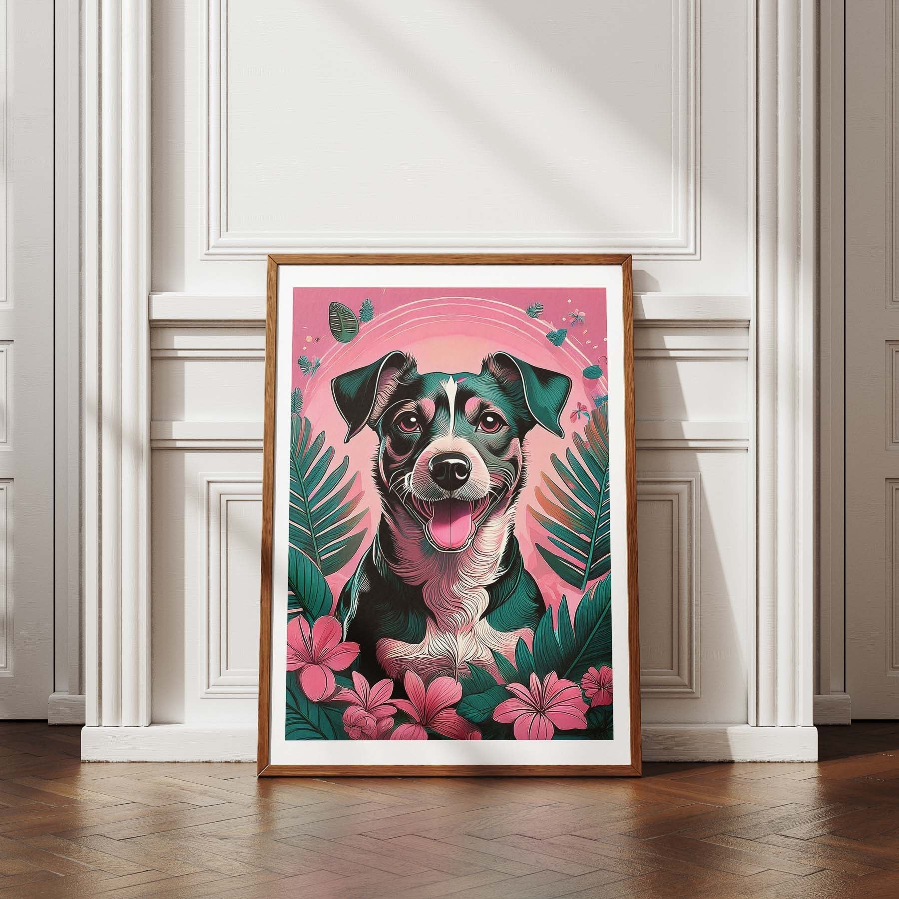 Jack Russell Flowery Dog image 4