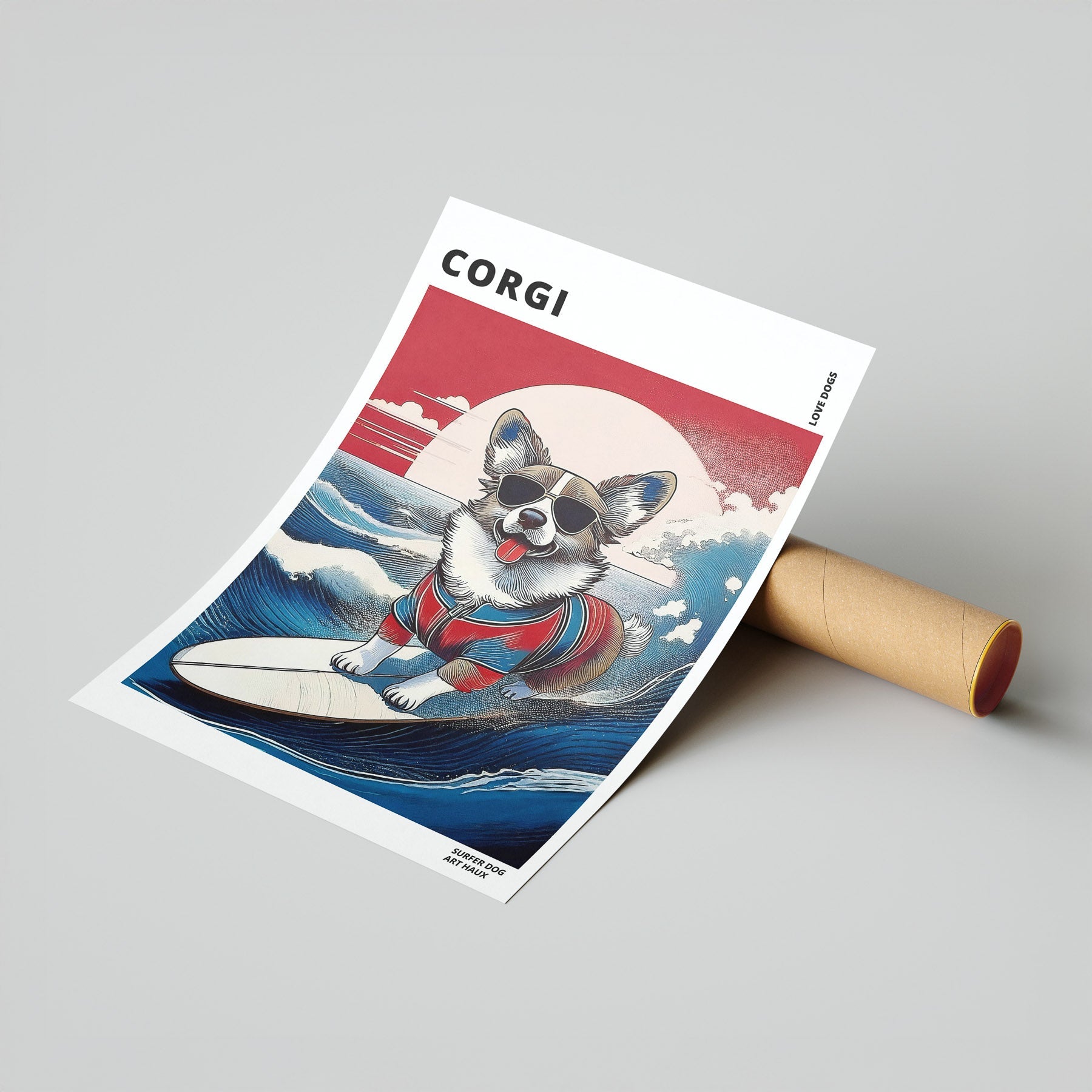 Corgi Hokosai Surfer Dogs 1 image 7