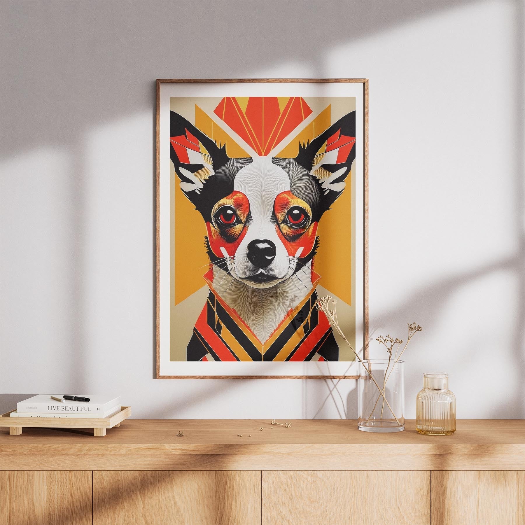 Chihuahua Geometric Orange Series image 8