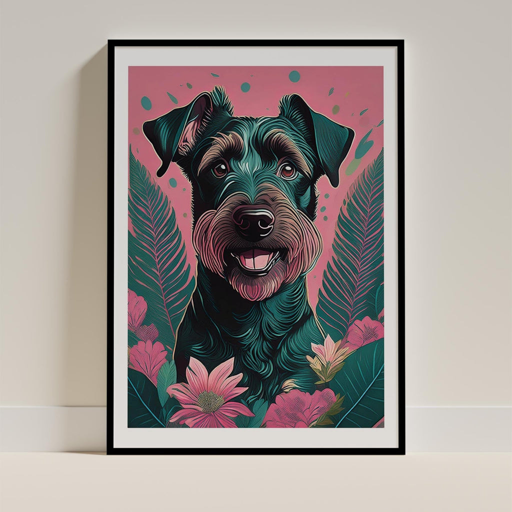 Irish Terrier Flowery Dog image 11