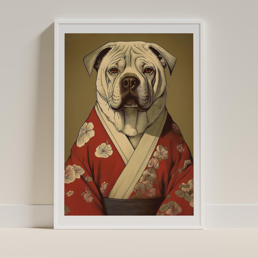 Shar Pei Japanse Kimono Dog Series image 9