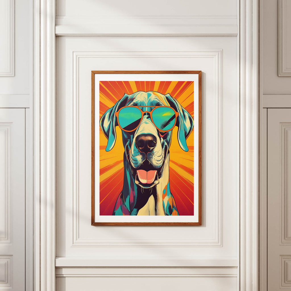 Great Dane In Colourful Sunnies 2 image 2