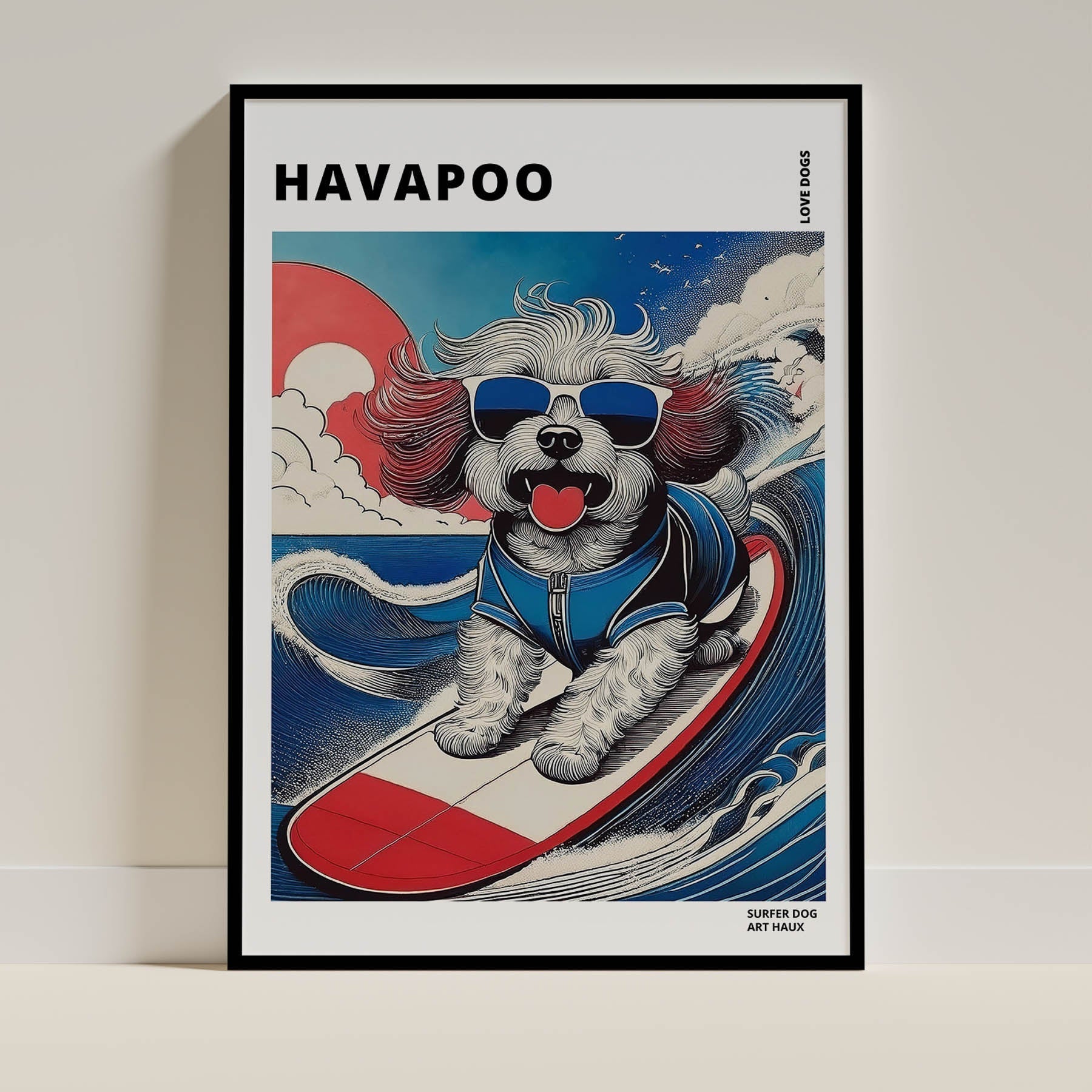 Havapoo Dog Art Print Unframed | 4 Unique Designs | Wall Art Gift for Dog Lovers - Image 2 | Dogsy & Co