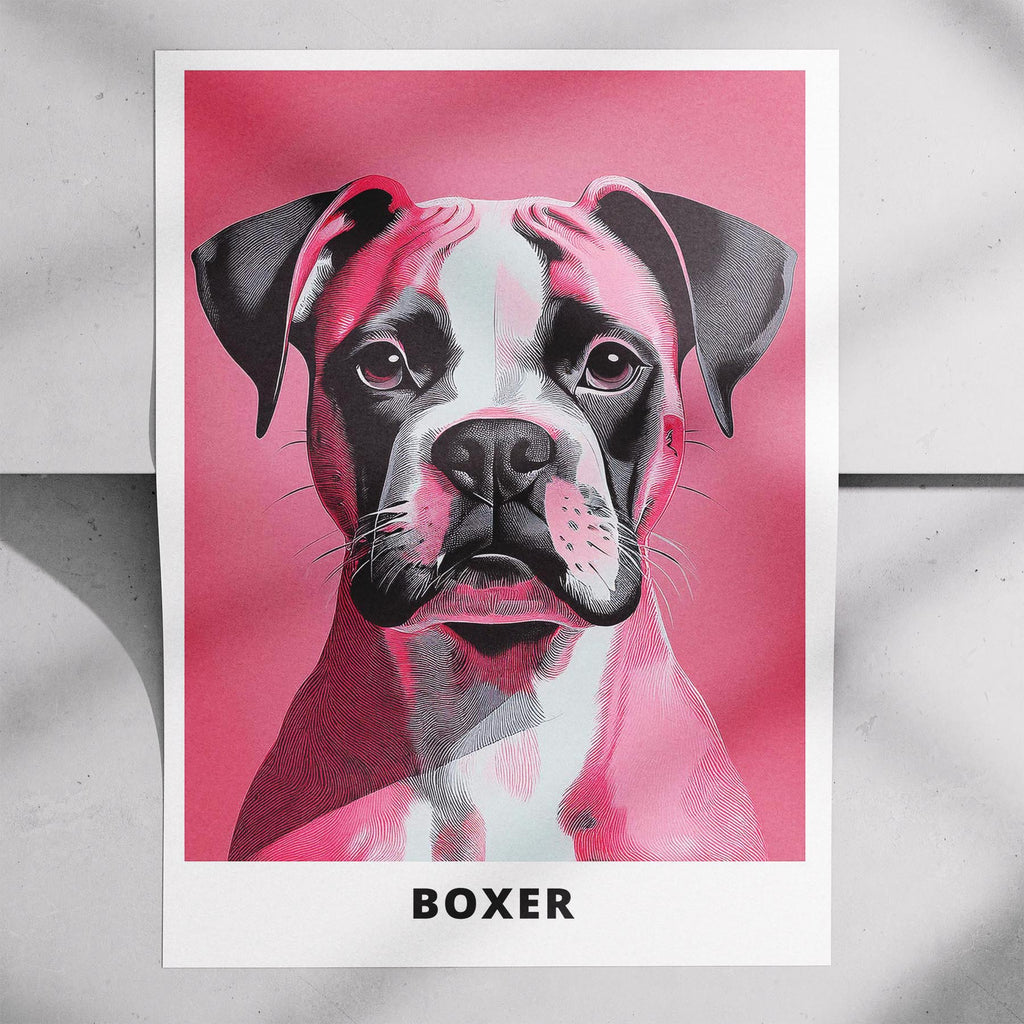 Boxer Pink and Black Dog Series 1 image 7