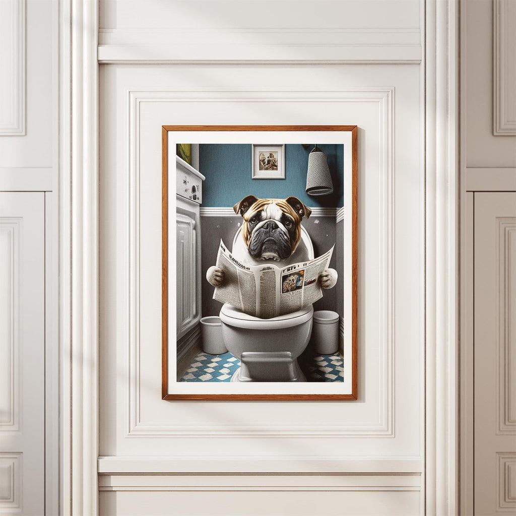 Bulldog Toilet Humour Dog Series 9 image 3