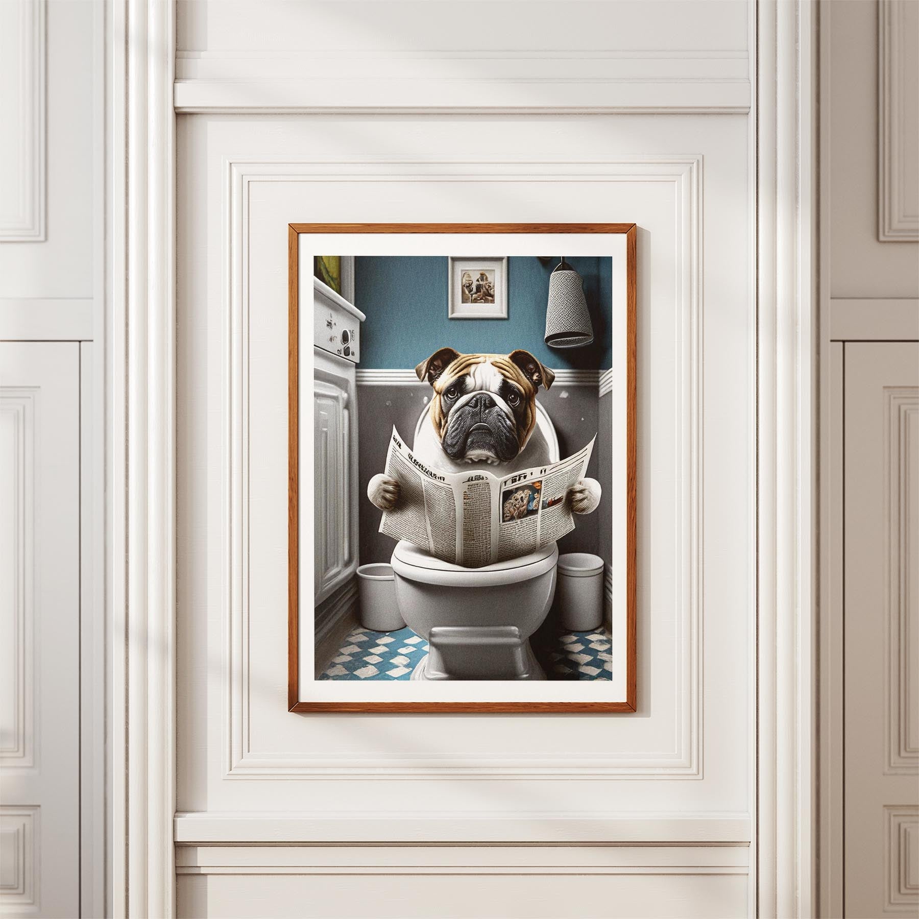Bulldog Toilet Humour Dog Series 9 image 3