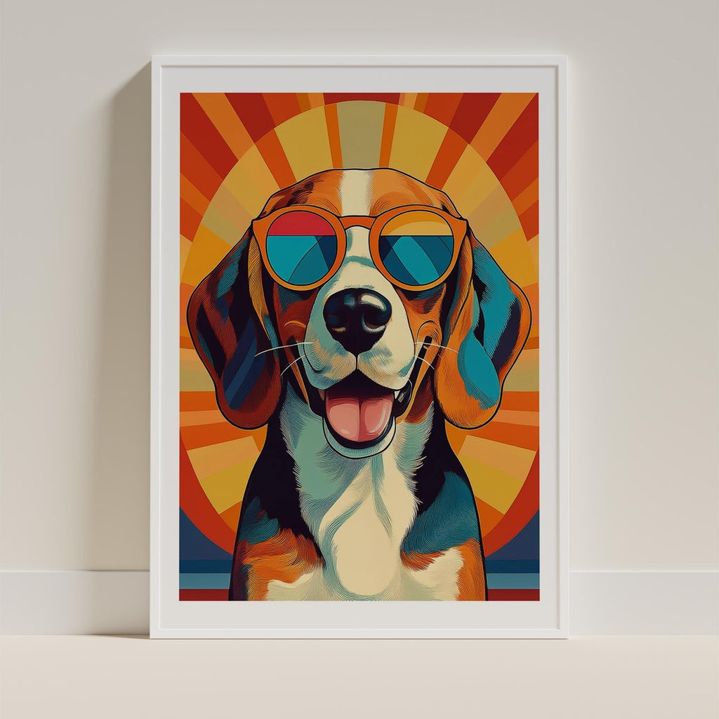 Beagle In Colourful Sunnies 1 image 9