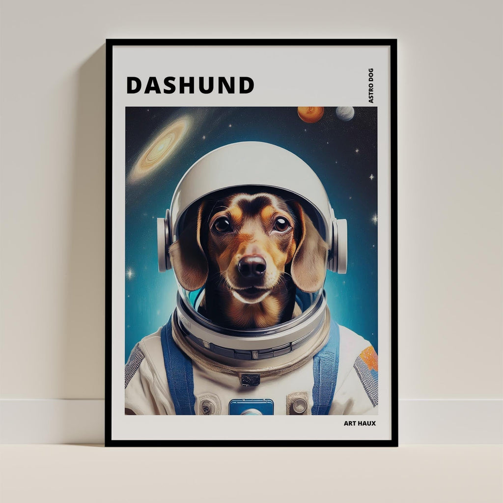 Dachshund Astronaut Dog Series with Text Astro Dog image 11