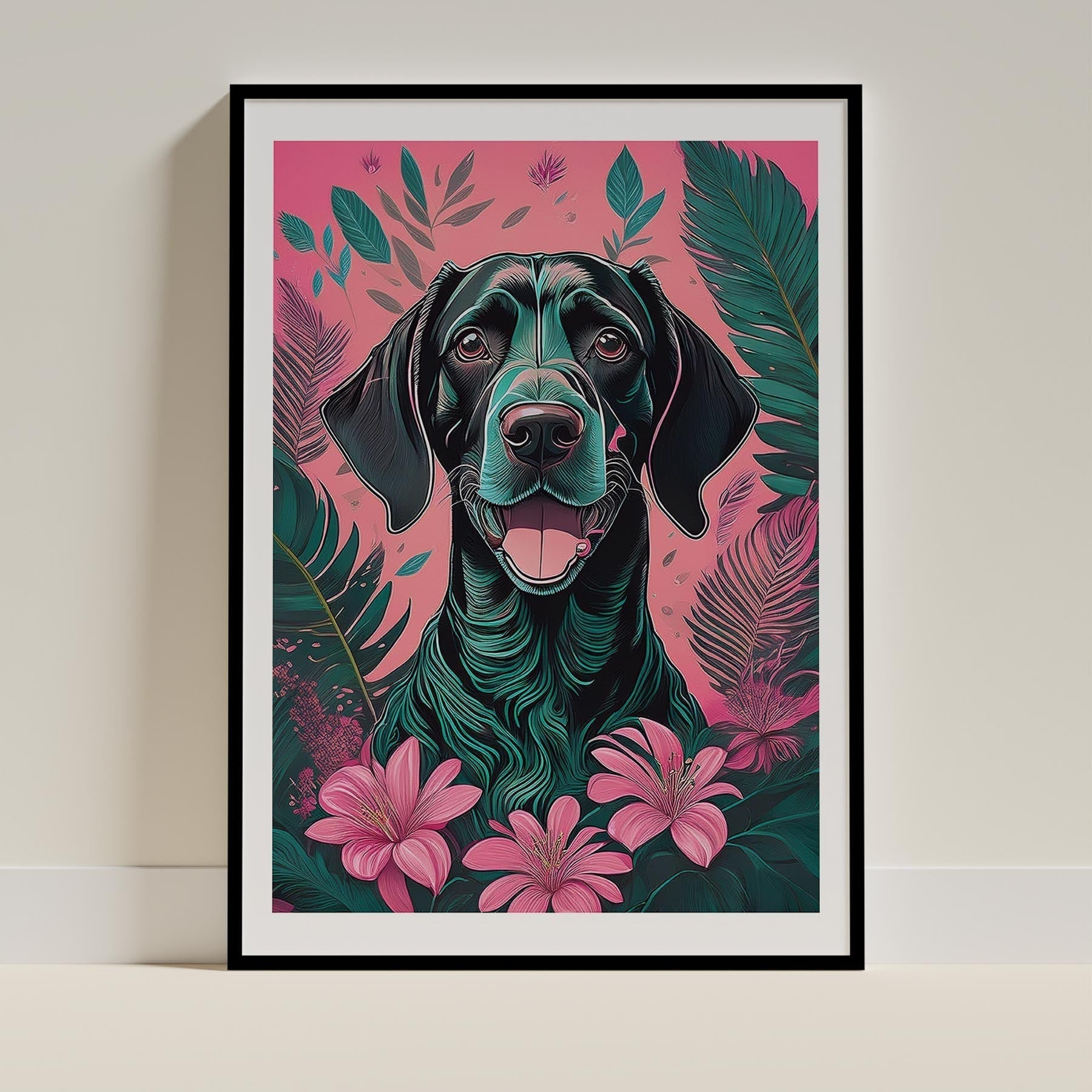German Shorthaired Pointer Dog Art Print Unframed Vol 2 | 6 Unique Designs | Wall Art Gift for Dog Lovers - Image 2 | Dogs...