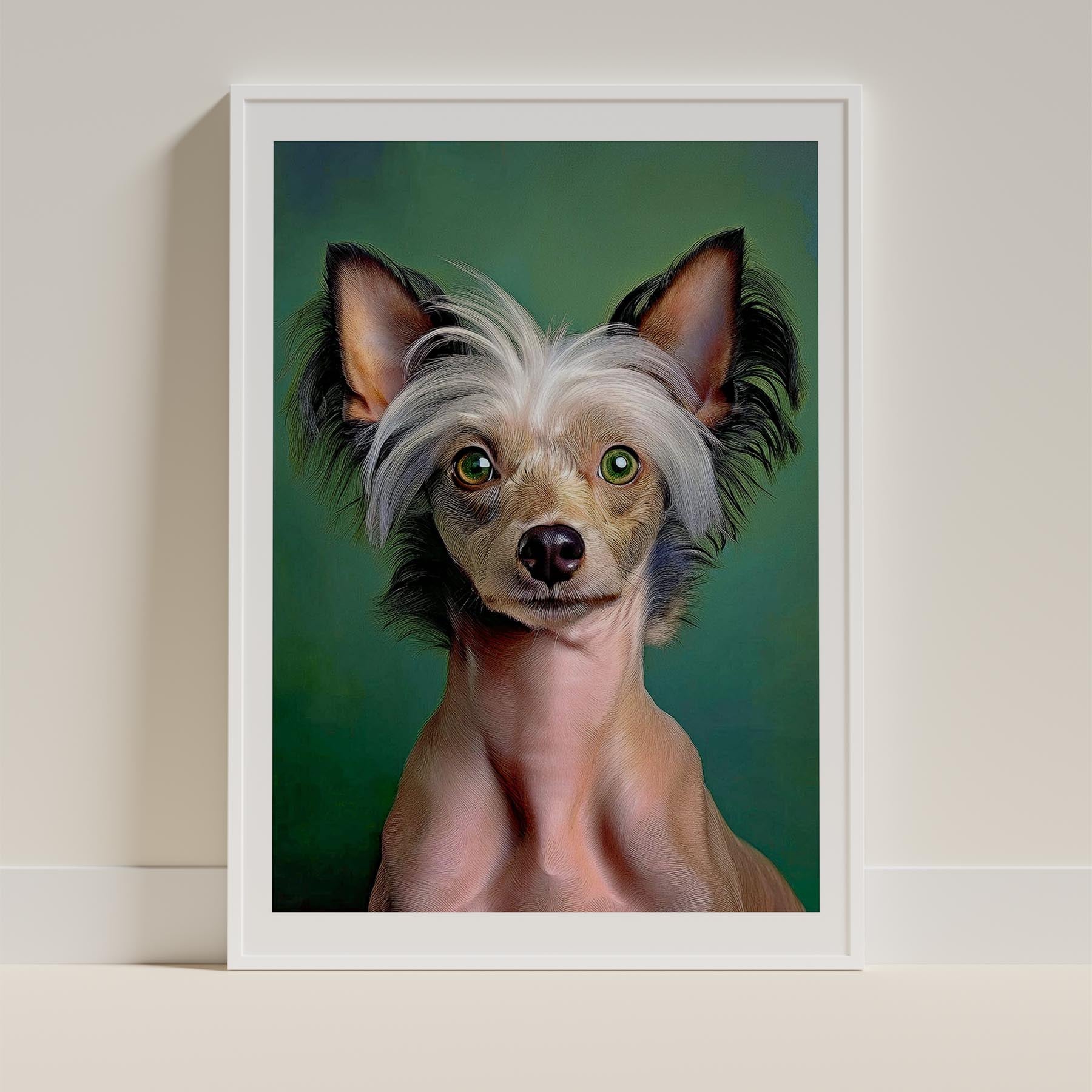 Chinese Crested Green Painted Series image 9