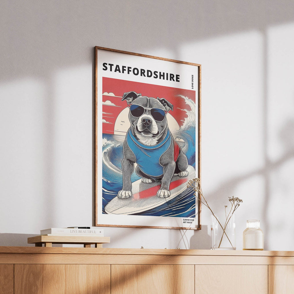 Staffordshire Hokosai Surfer Dogs 1 image 6