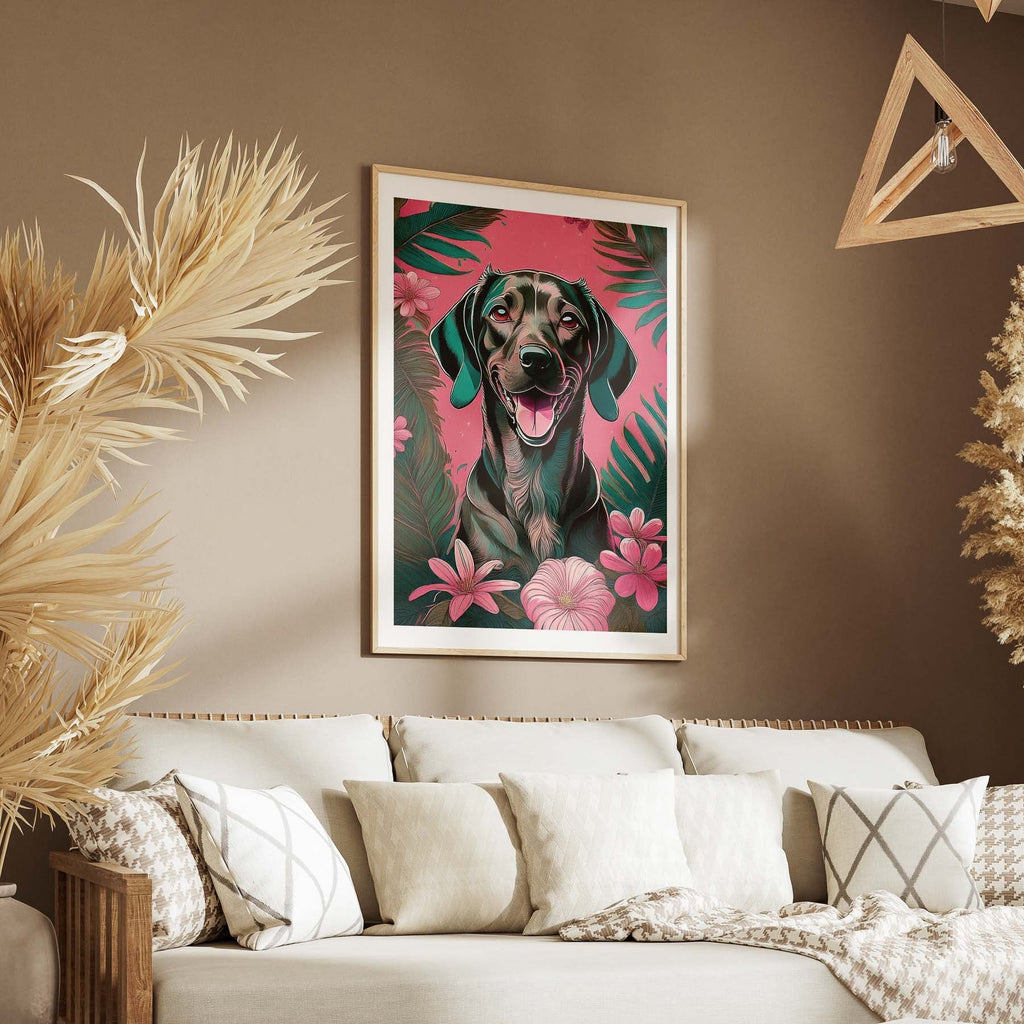 Vizsla Flowery Dog image 5