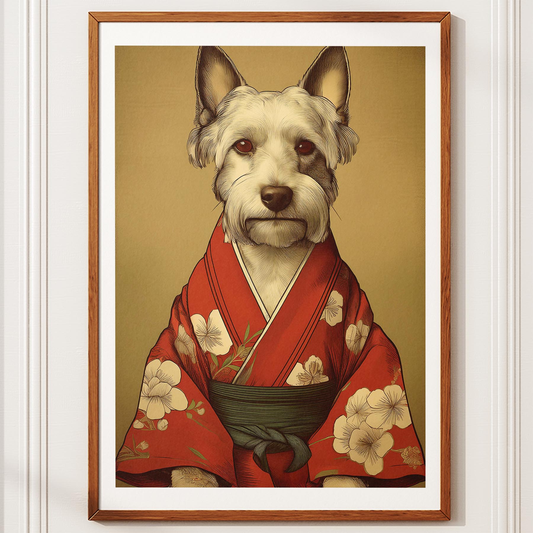 Scottish Terrier Japanse Kimono Dog Series image 10