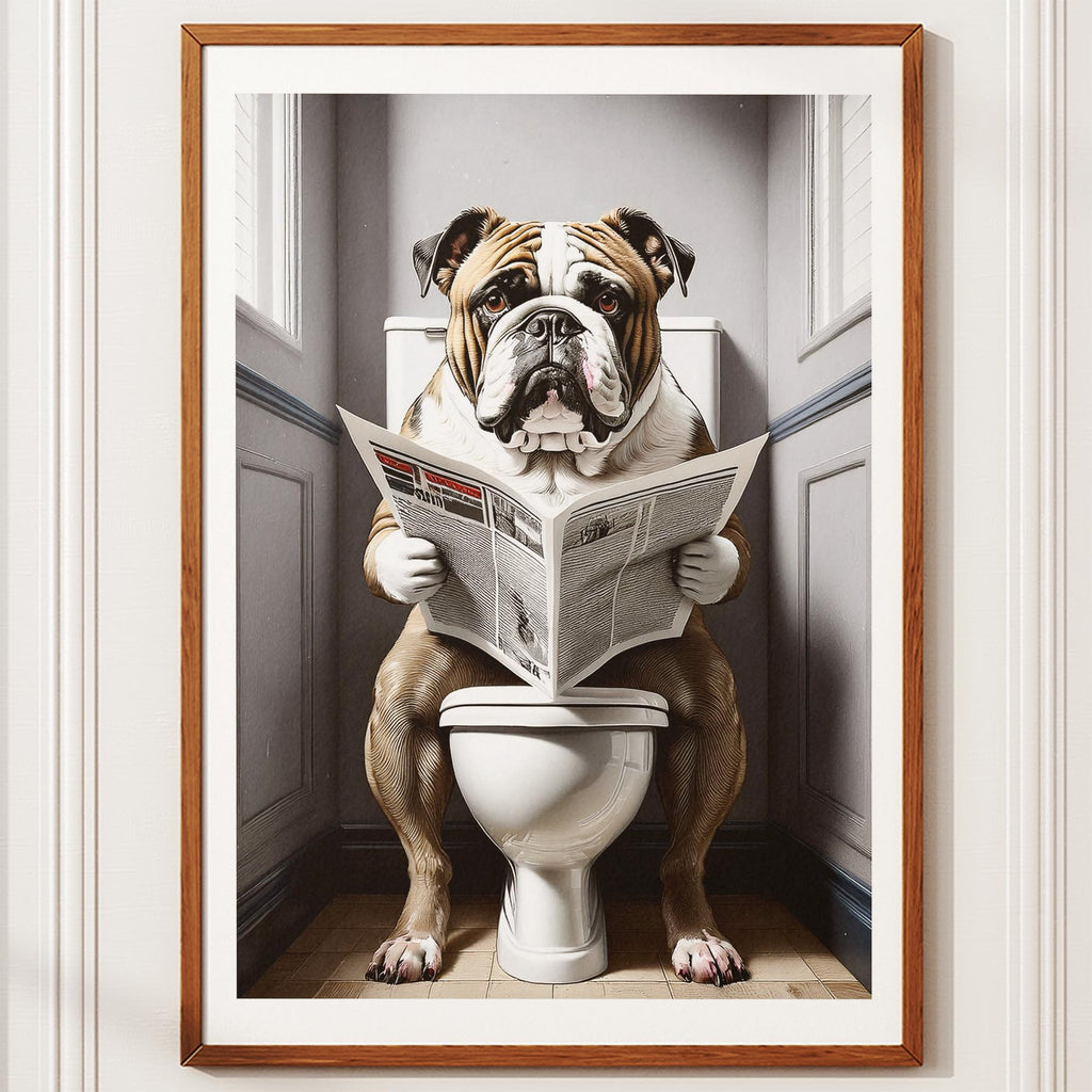 Bulldog Toilet Humour Dog Series 7 image 10