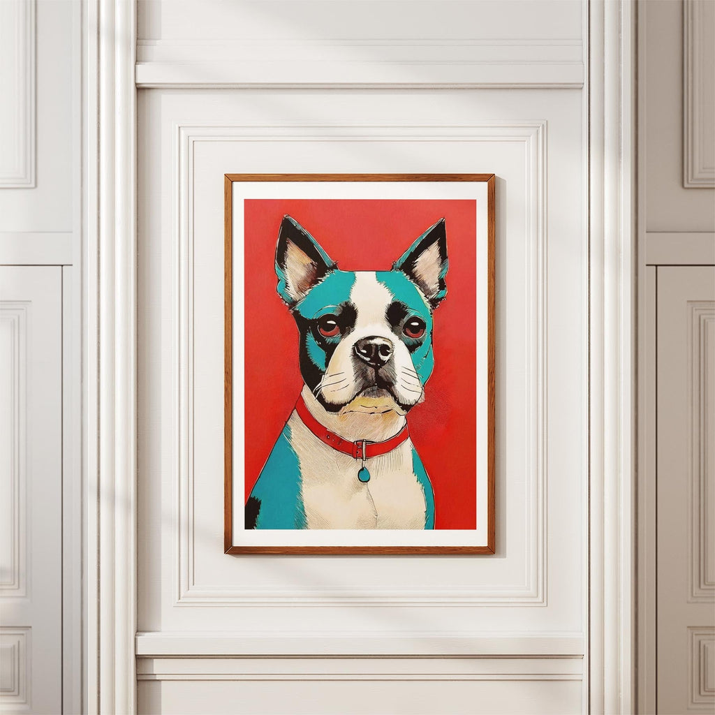 Boston Terrier Red Dog Series image 3