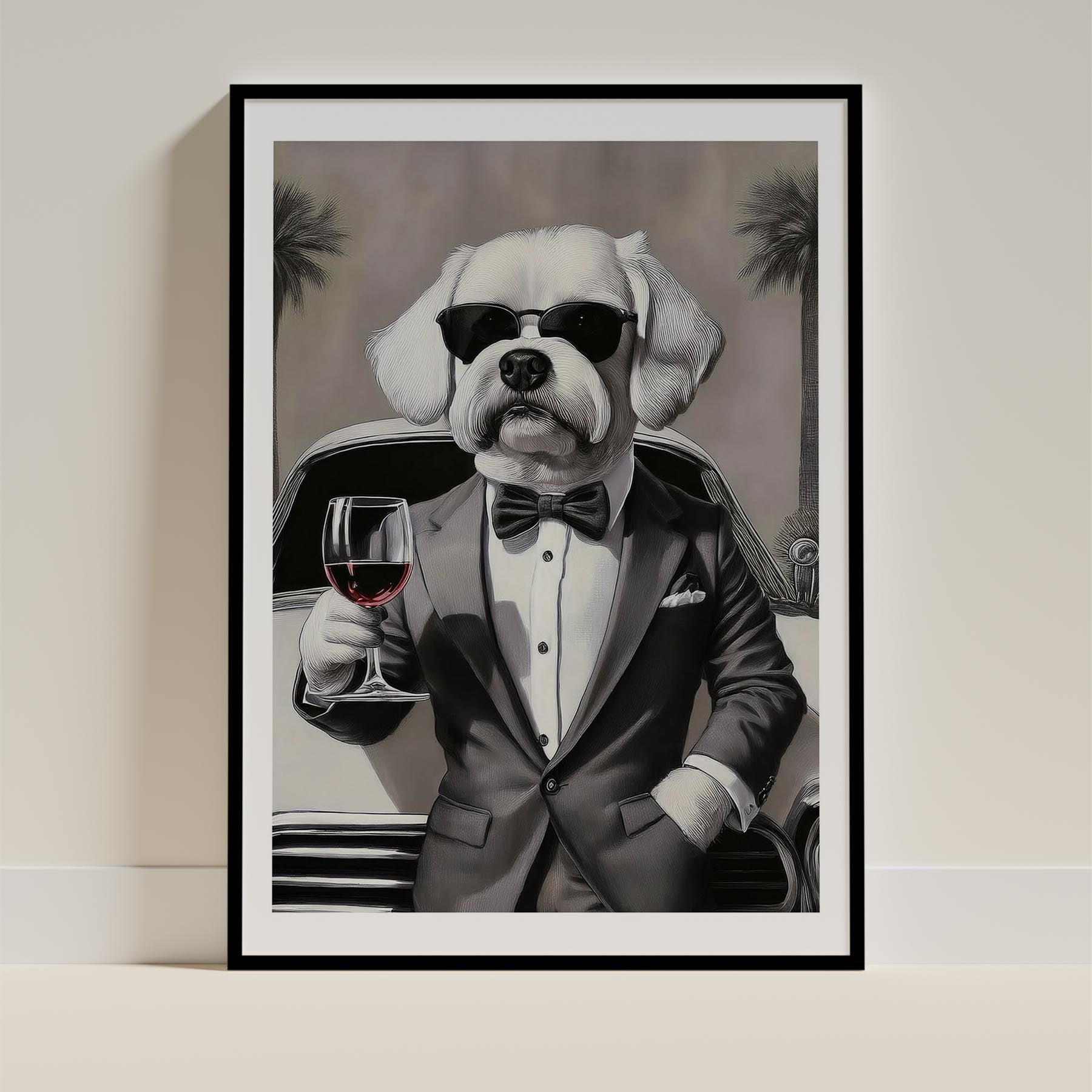 Maltese Dog Art Print Unframed Vol 1 | 11 Unique Designs | Wall Art Gift for Dog Lovers - Image 6 | Dogsy & Co