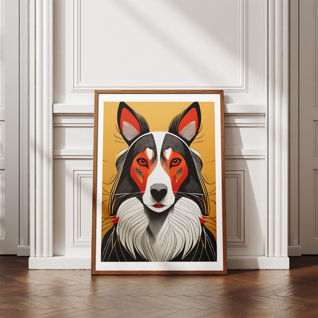 Rough Smooth Collie Geometric Orange Series image 4
