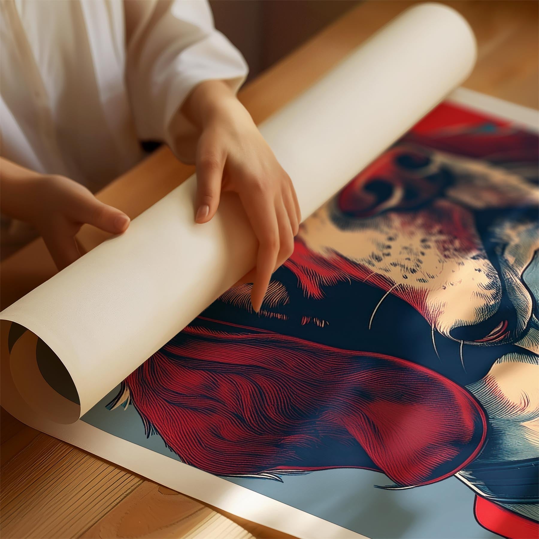 English Springer Spaniel HOPE Series Inspired by the Obama Poster image 1