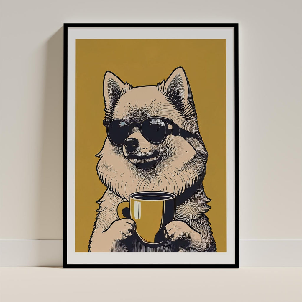 Pomeranian Chillin Coffee Dog image 11